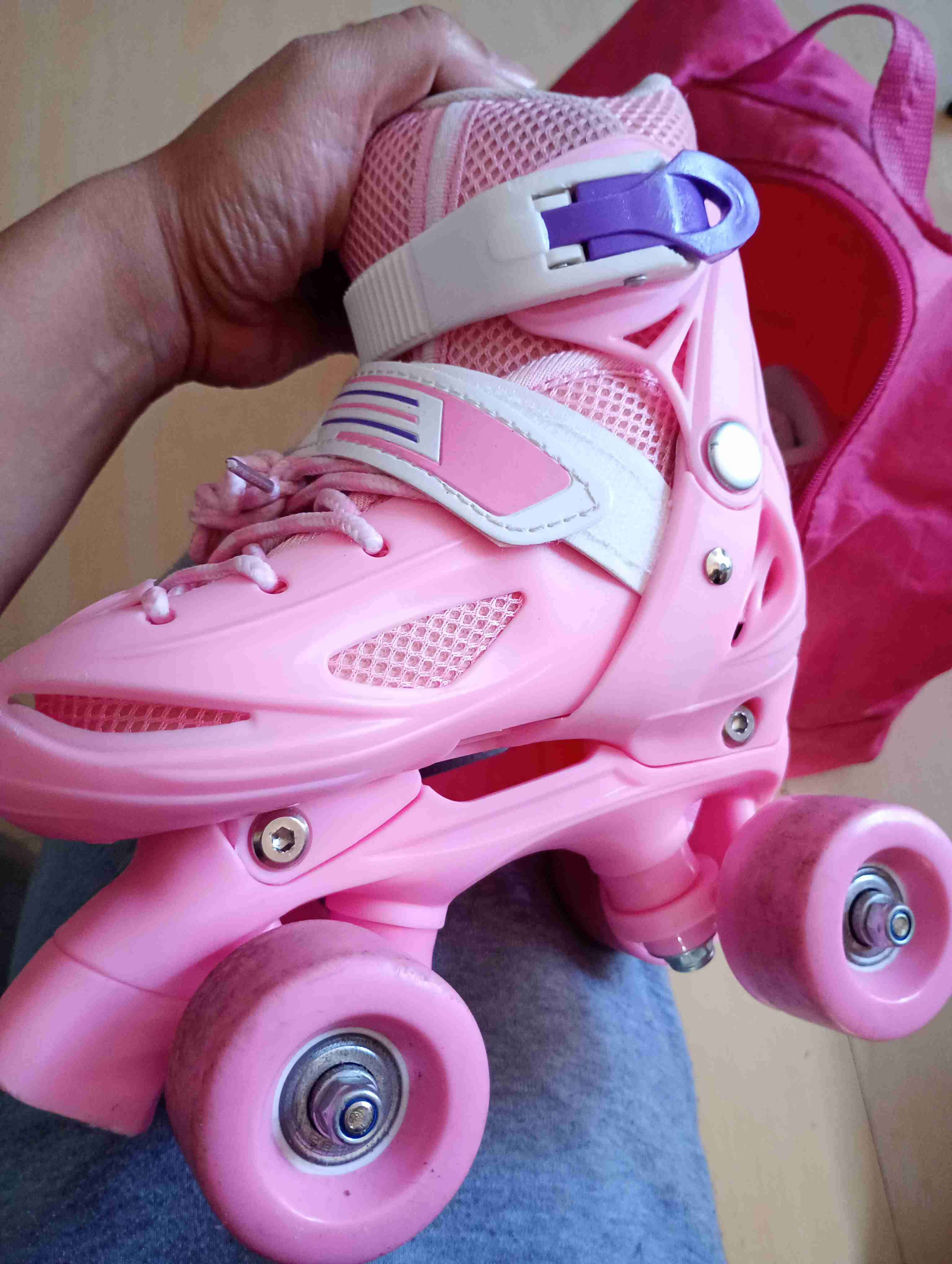 Patines rosas para niña - miniatura 6