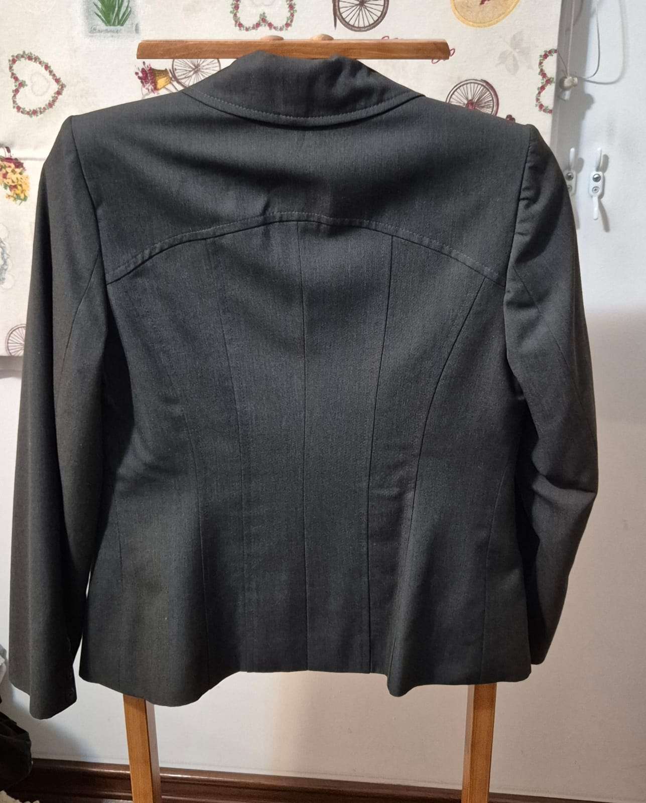 Blazer gris elegante mujer - miniatura 2