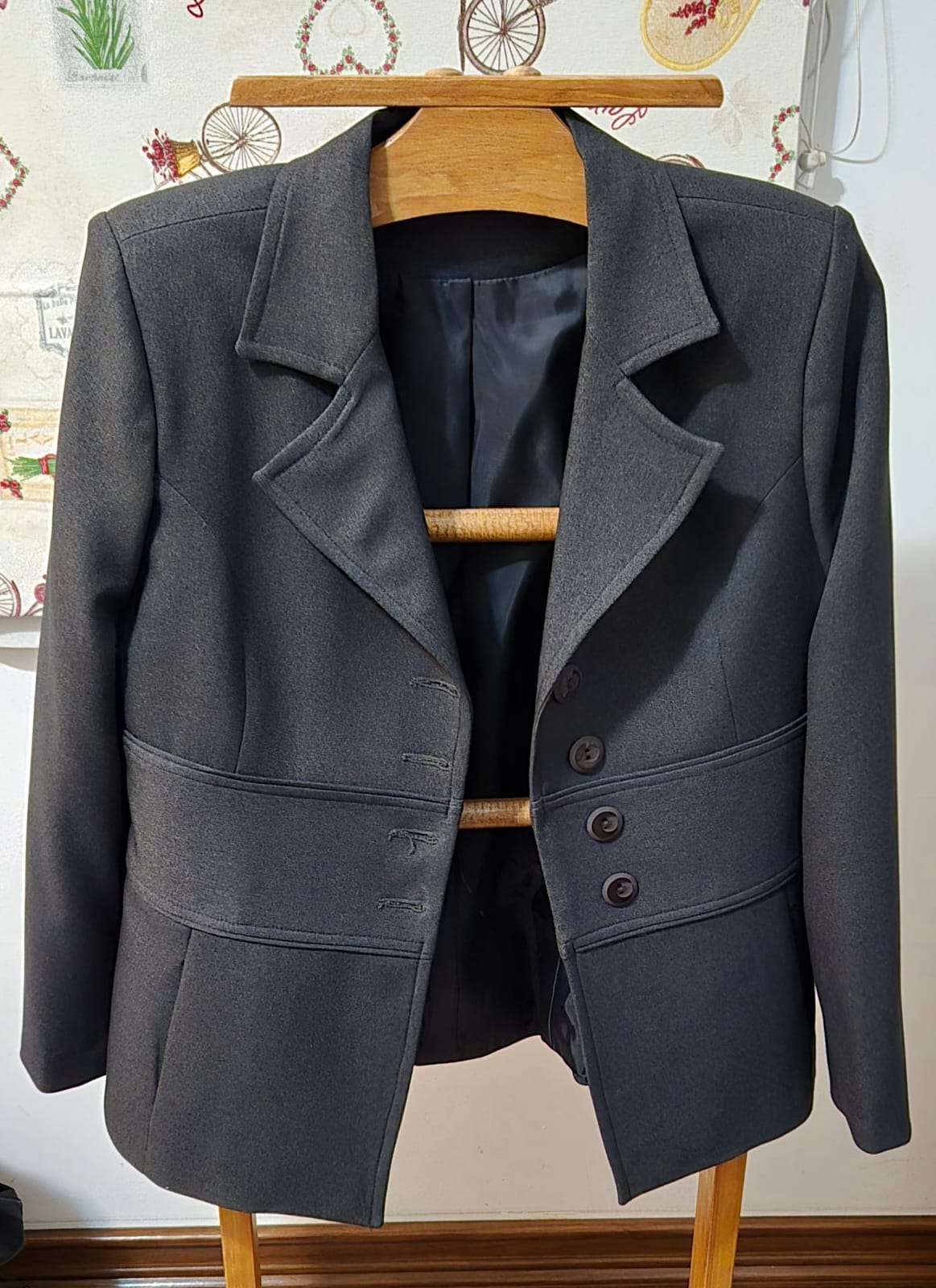 Blazer gris oscuro Mujer - 1