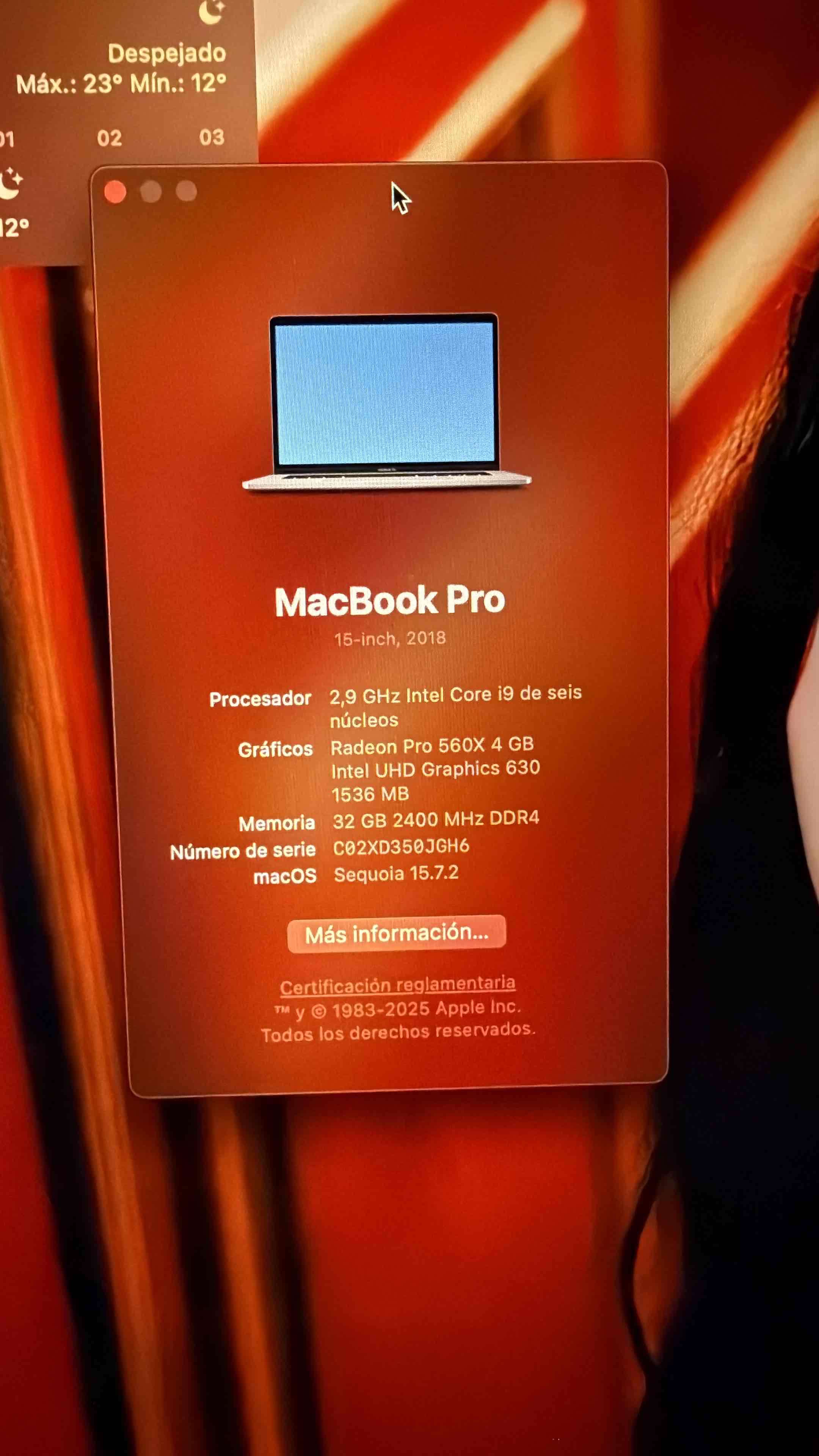 MacBook Pro 15 Pulgadas 2018 - 1