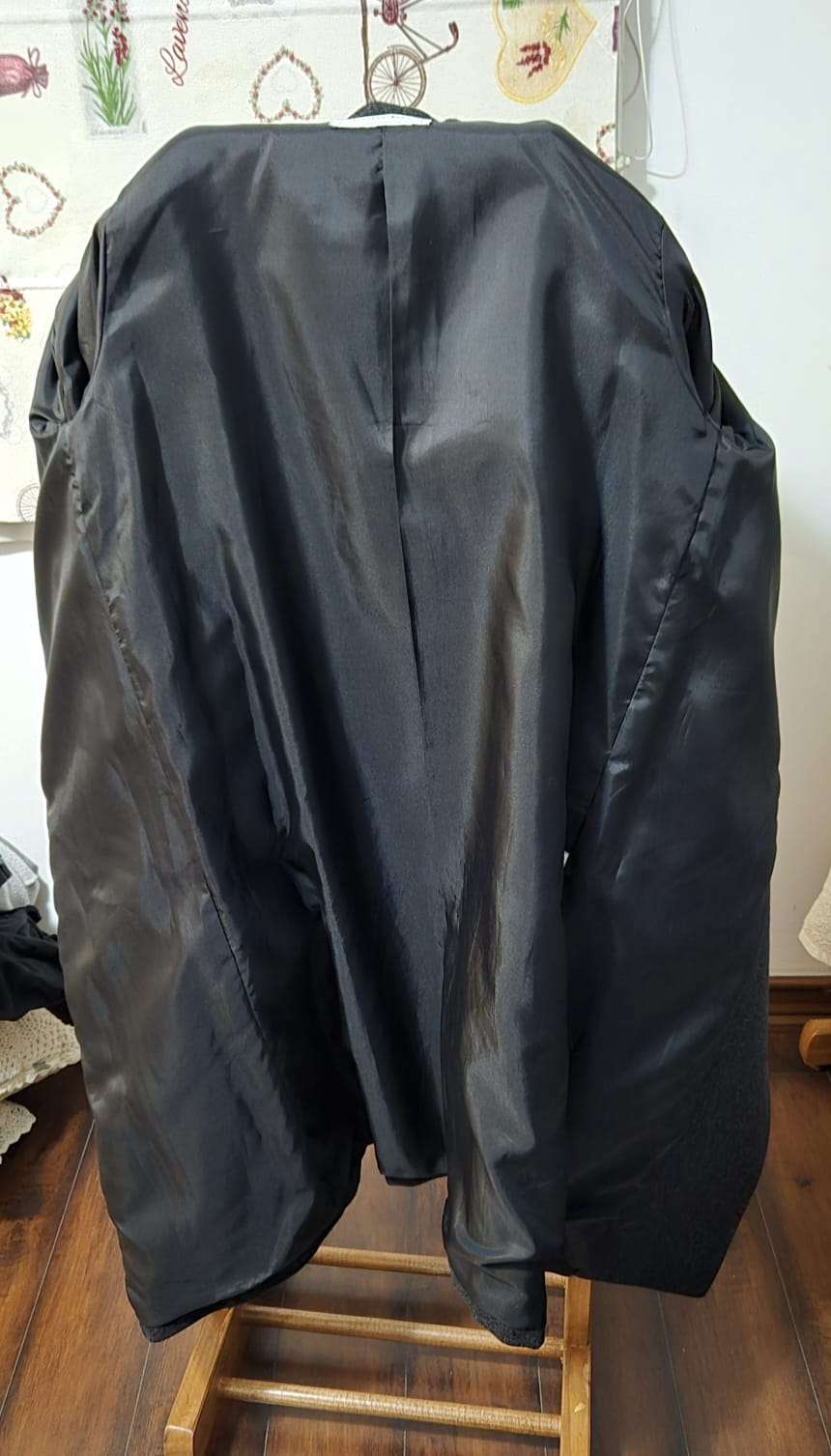 Abrigo de lana gris oscuro 100% lana - 5