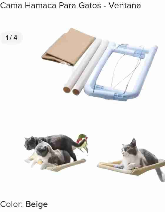 Hamaca para gato de ventana - miniatura 2