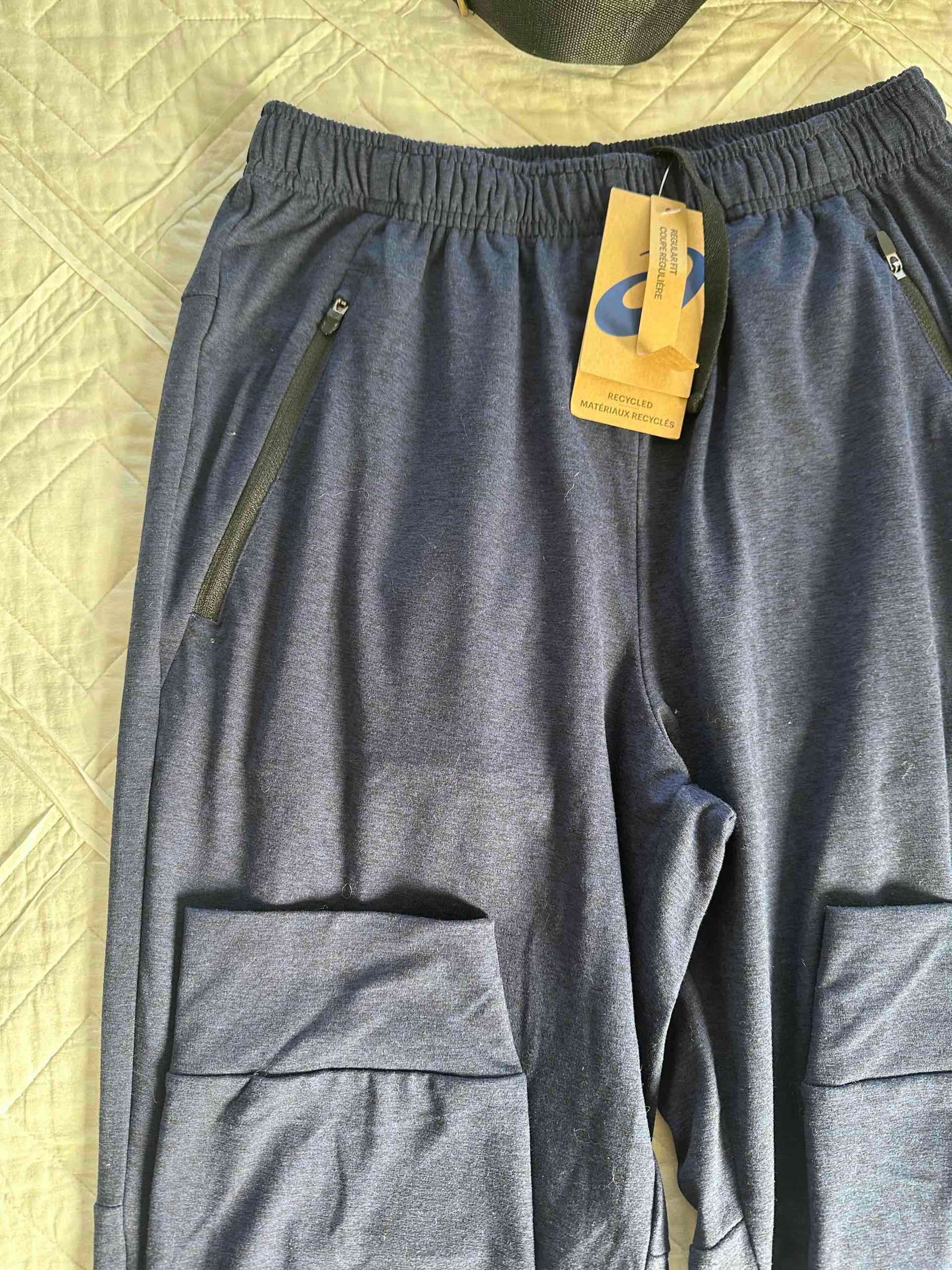 Pantalón deportivo azul con bolsillos - miniatura 2