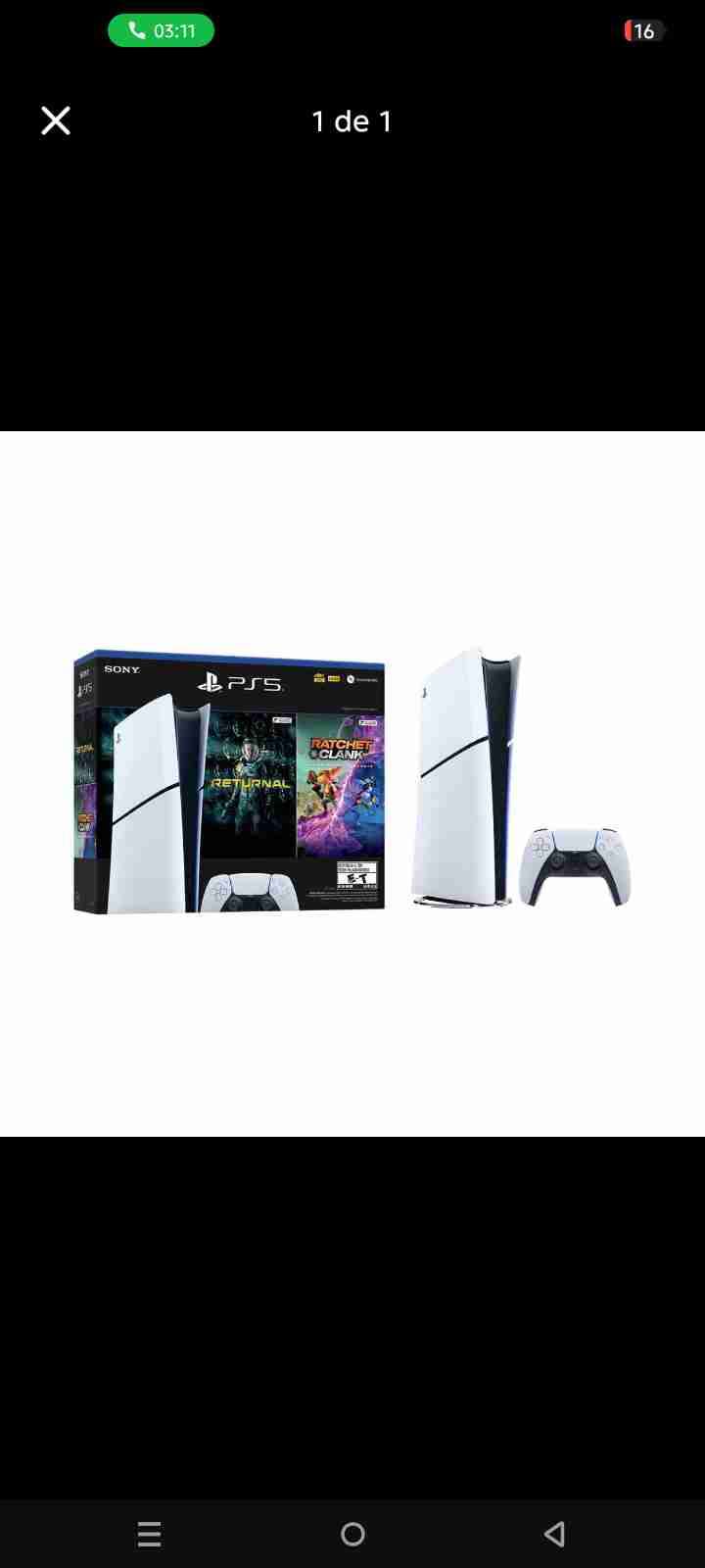 Consola PS5 con juegos incluidos