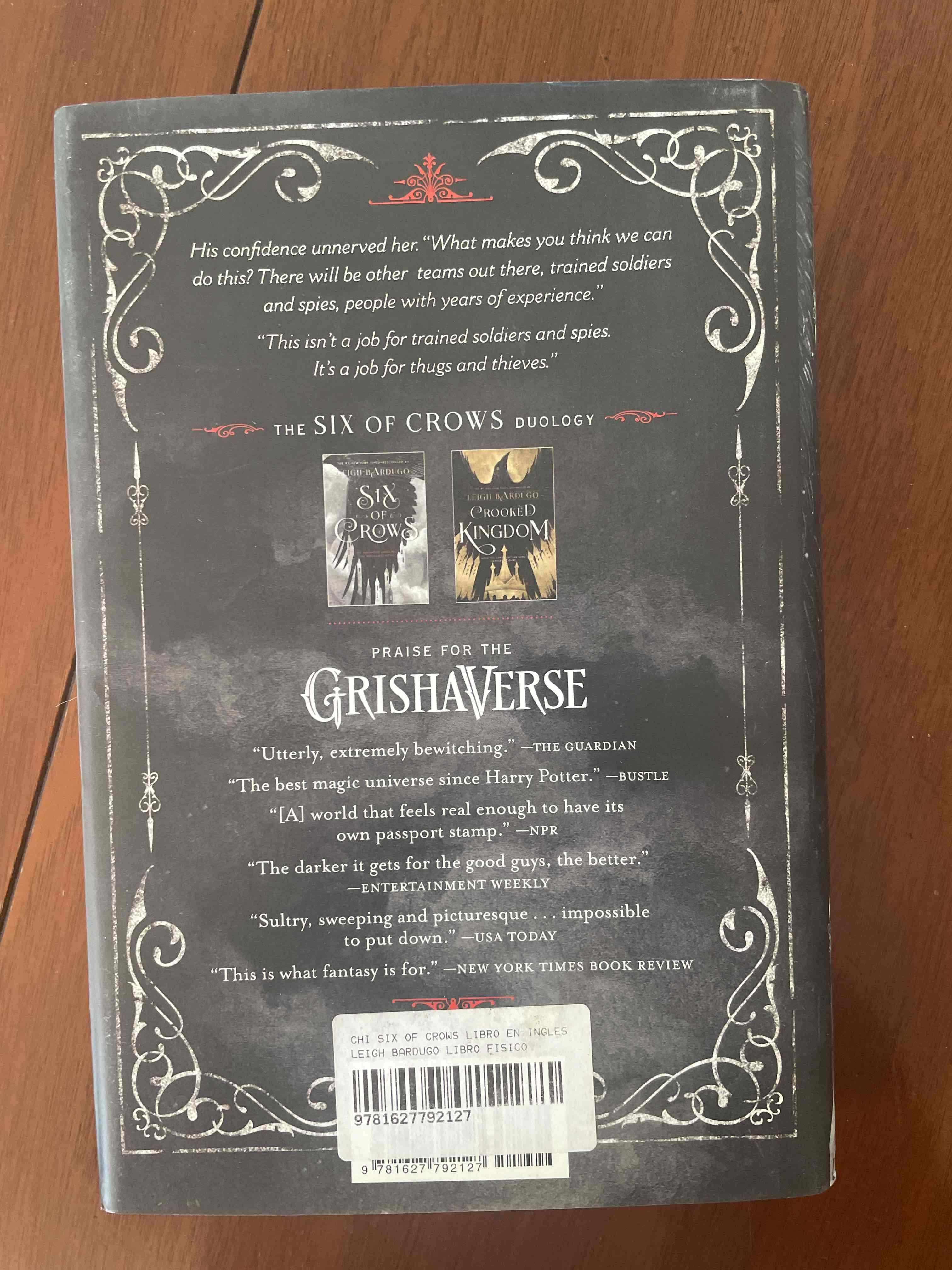 Libro Six of Crows de Leigh Bardugo - miniatura 3