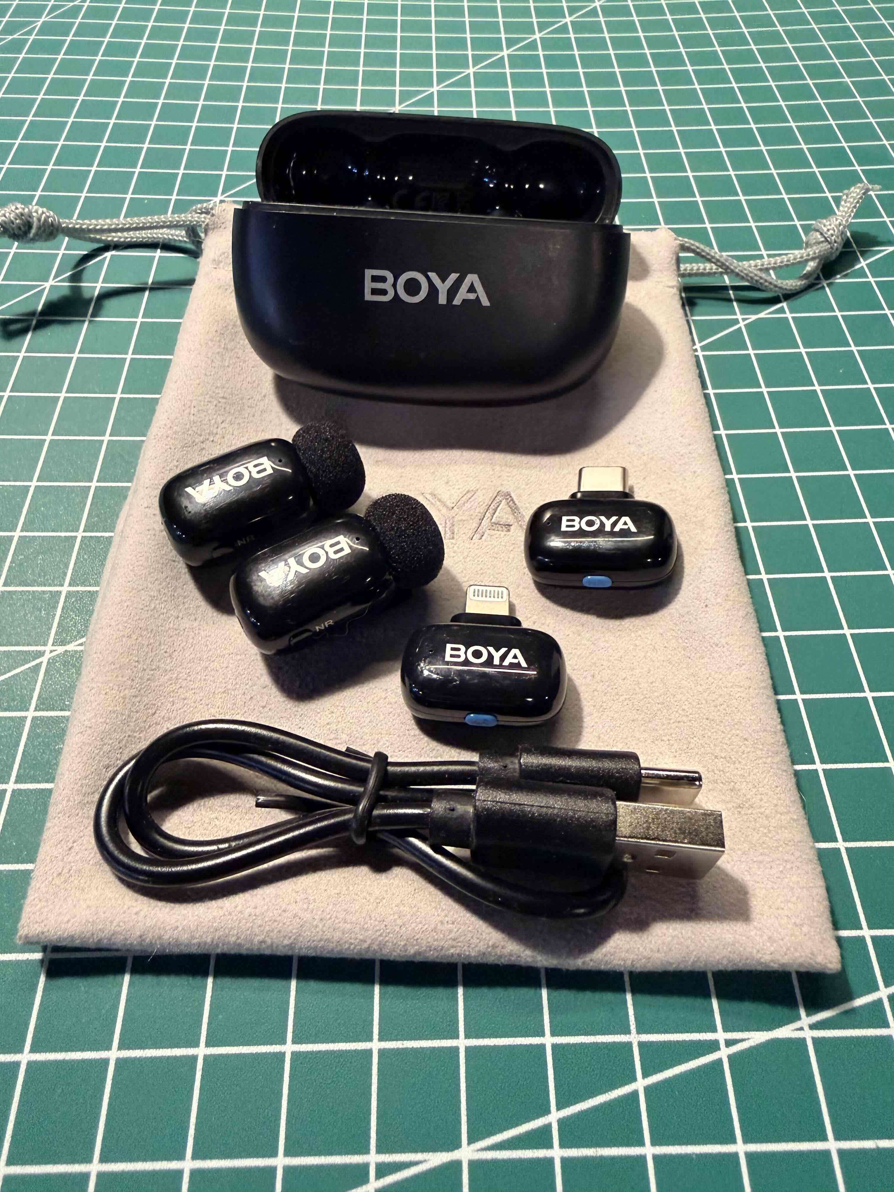 Micrófonos inalámbricos BOYA Mini Dual - 1