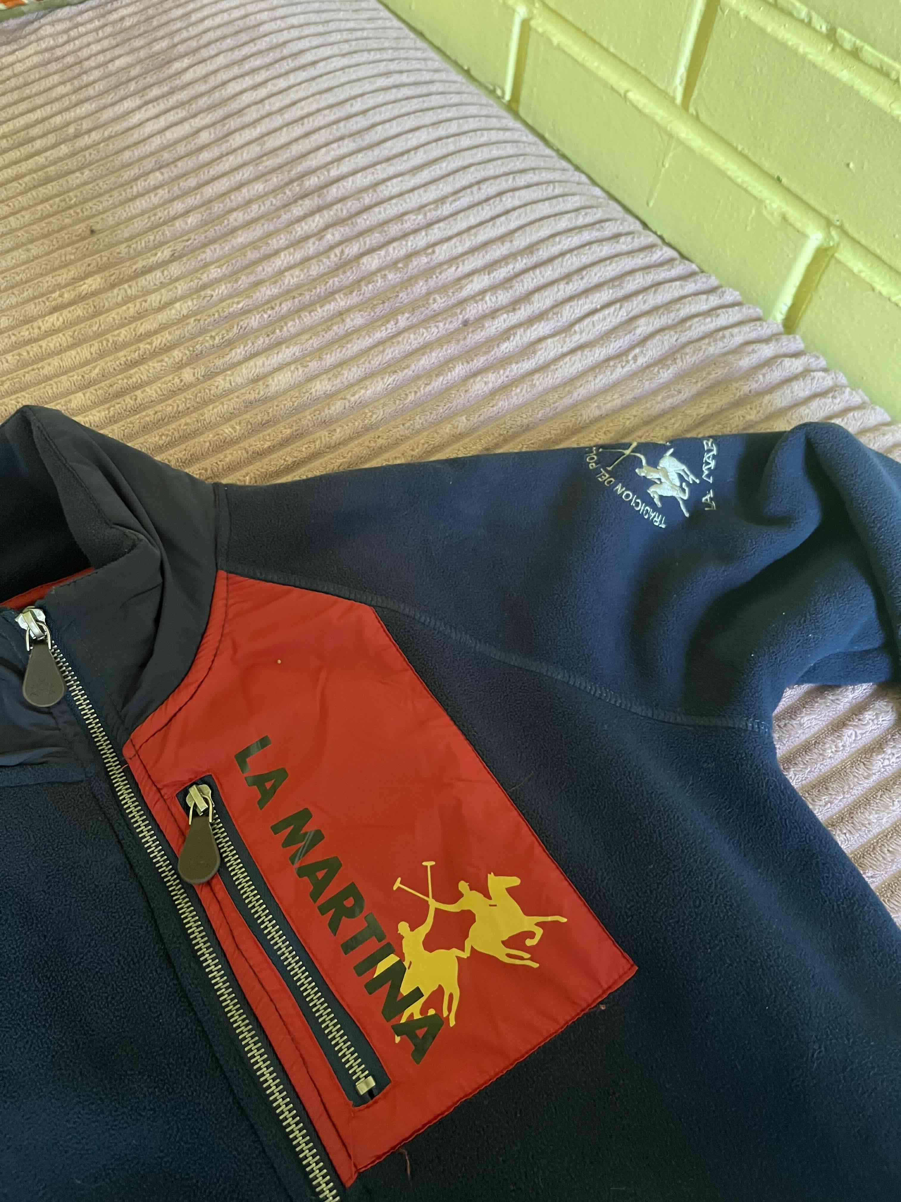 Chaqueta La Martina azul y roja original - 2