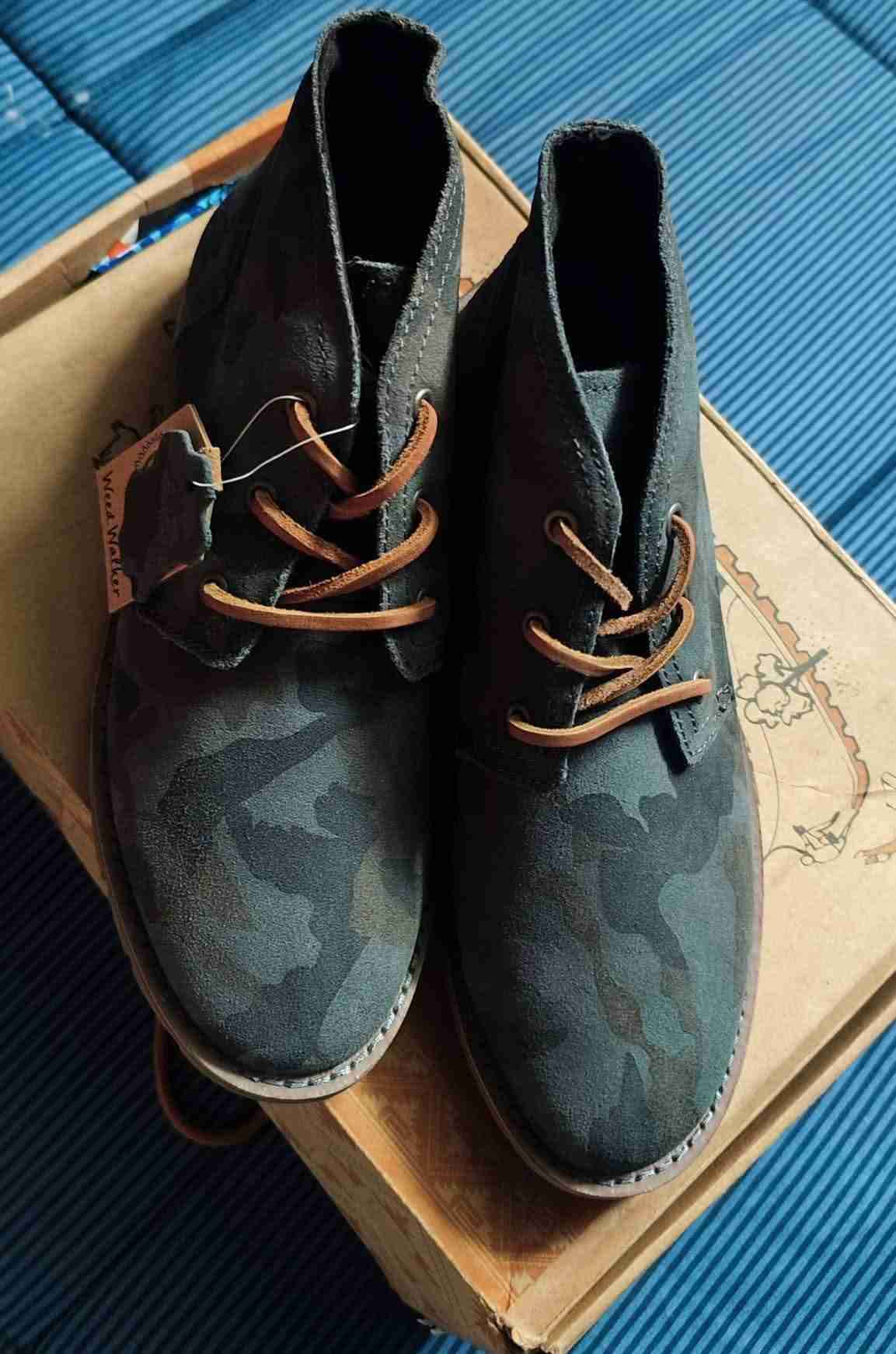 Botines azules de gamuza - miniatura 5