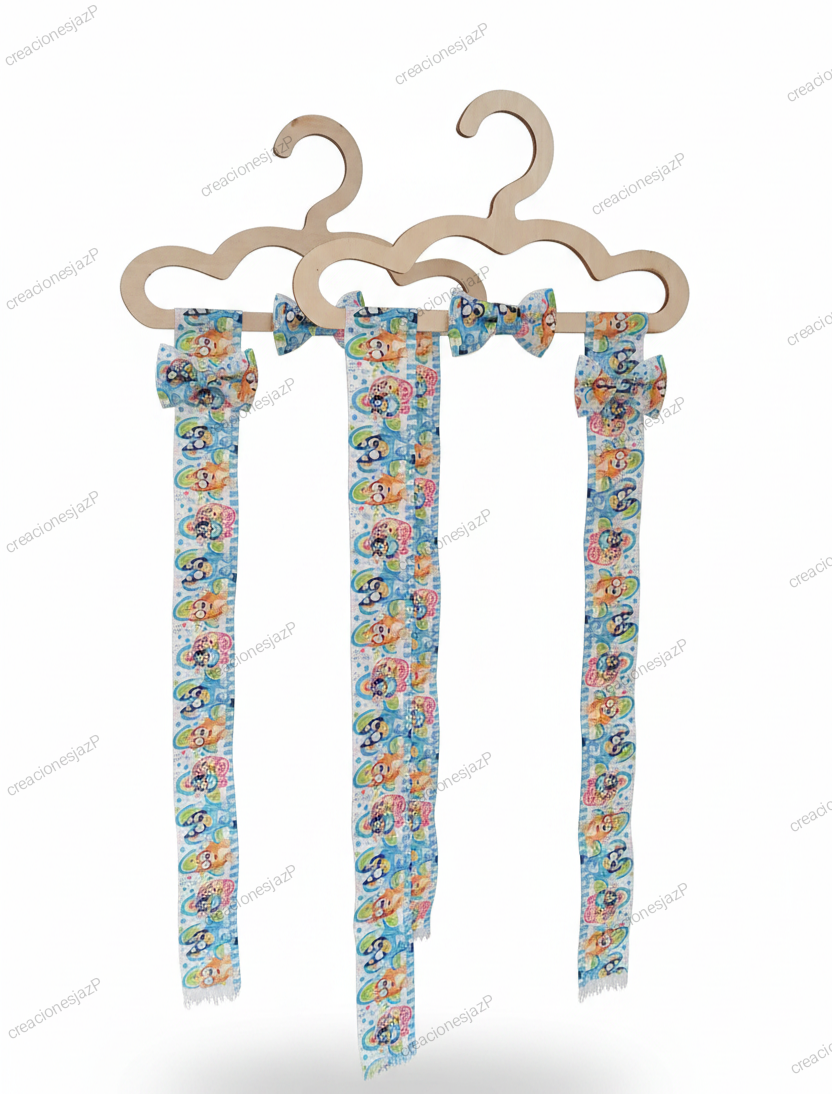 Porta Lazos De Acrílico y Madera Porta Colett - miniatura 5