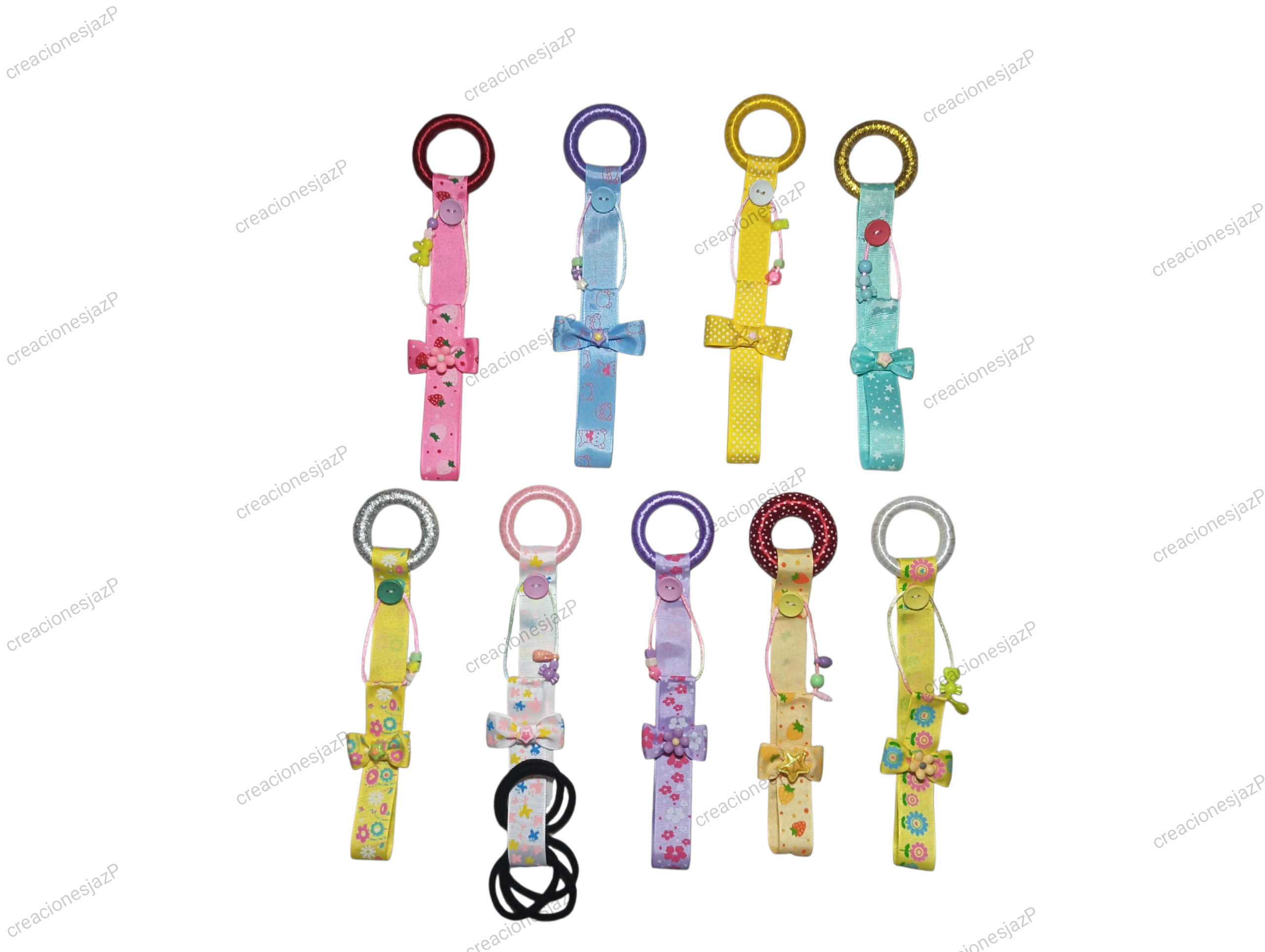 Porta Lazos De Acrílico y Madera Porta Colett - miniatura 6