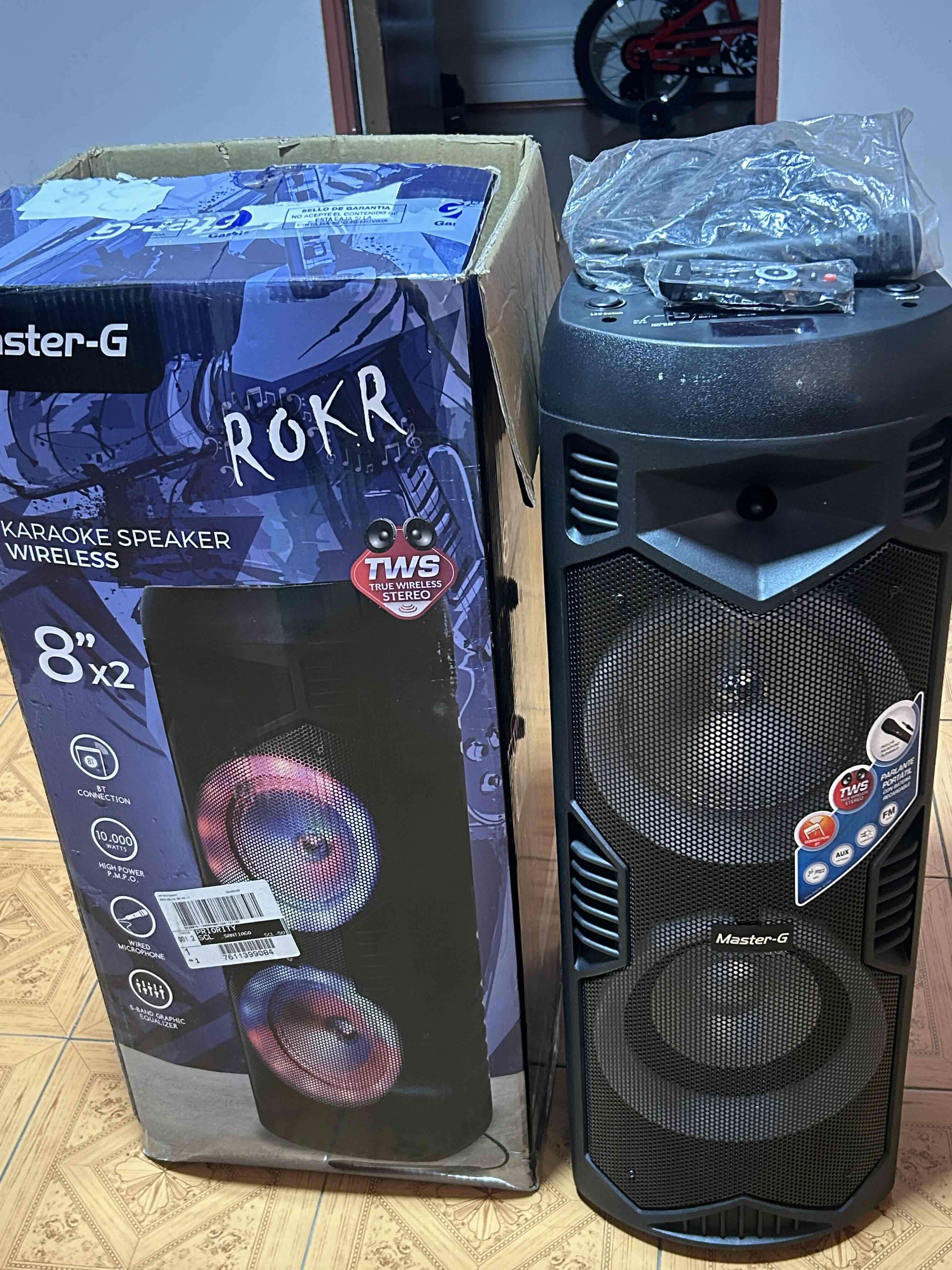 Parlante karaoke Master G 8" - 1