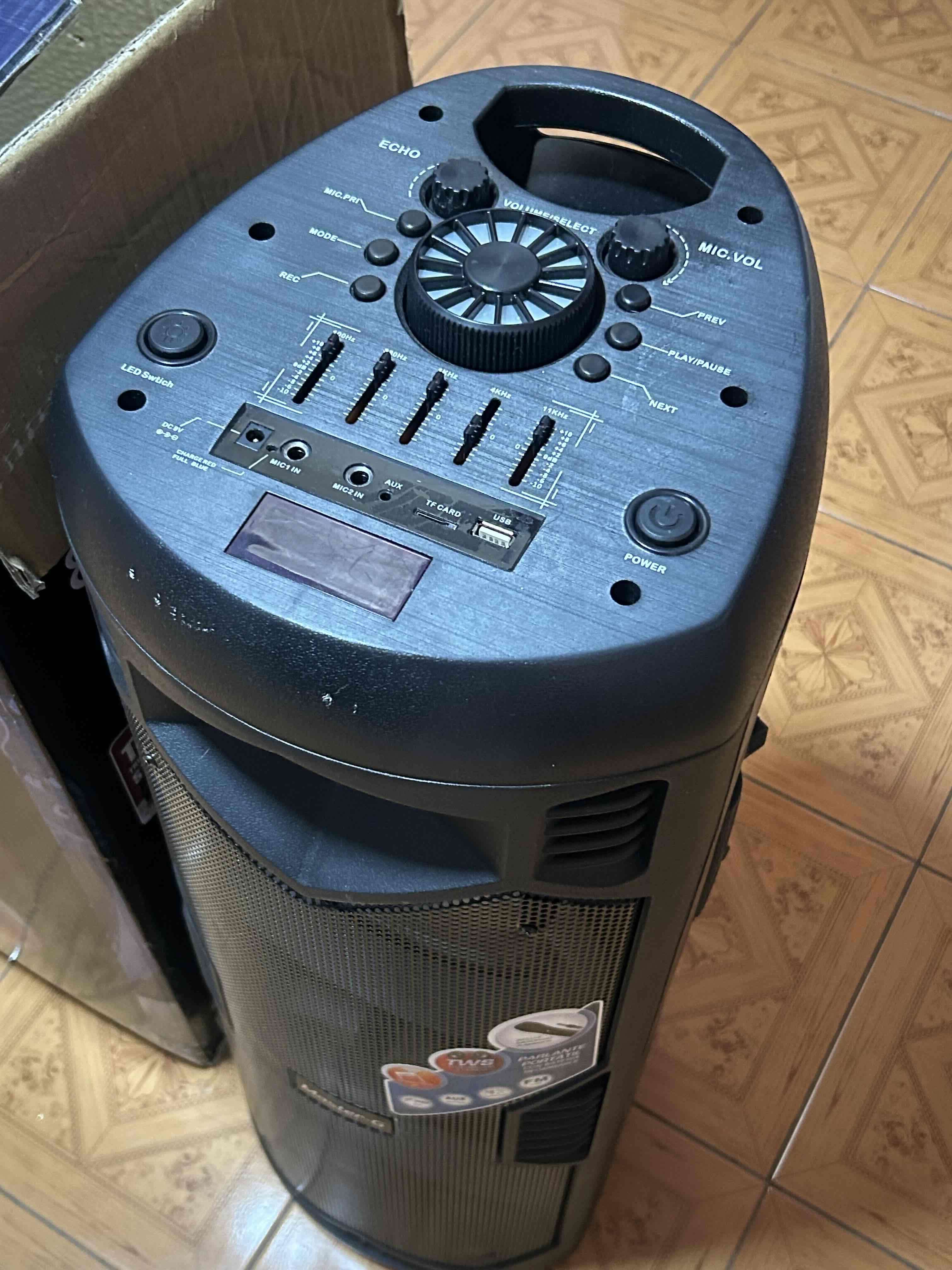 Parlante karaoke Master G 8" - 2