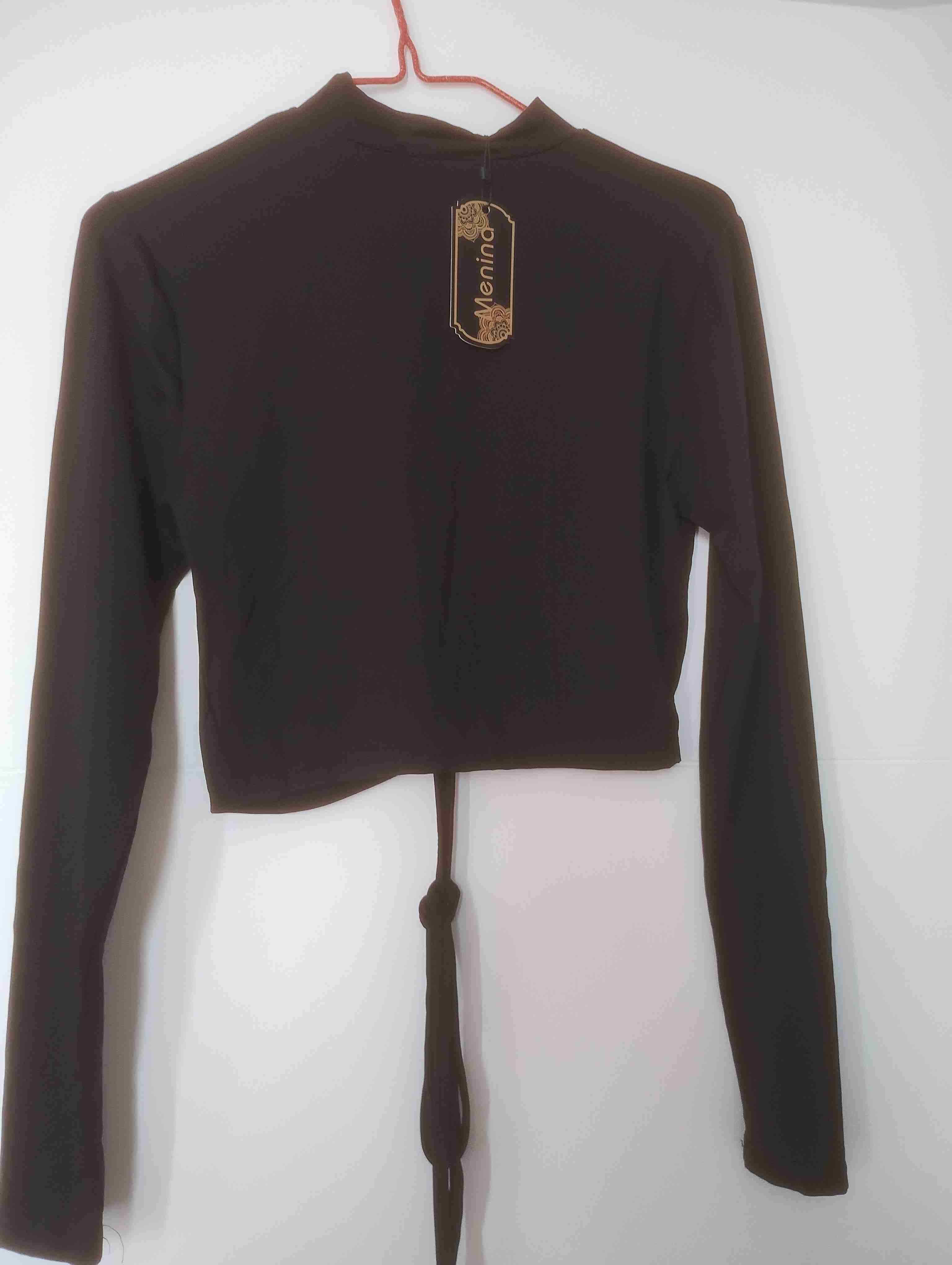 Polera negra ajustable manga larga - miniatura 2