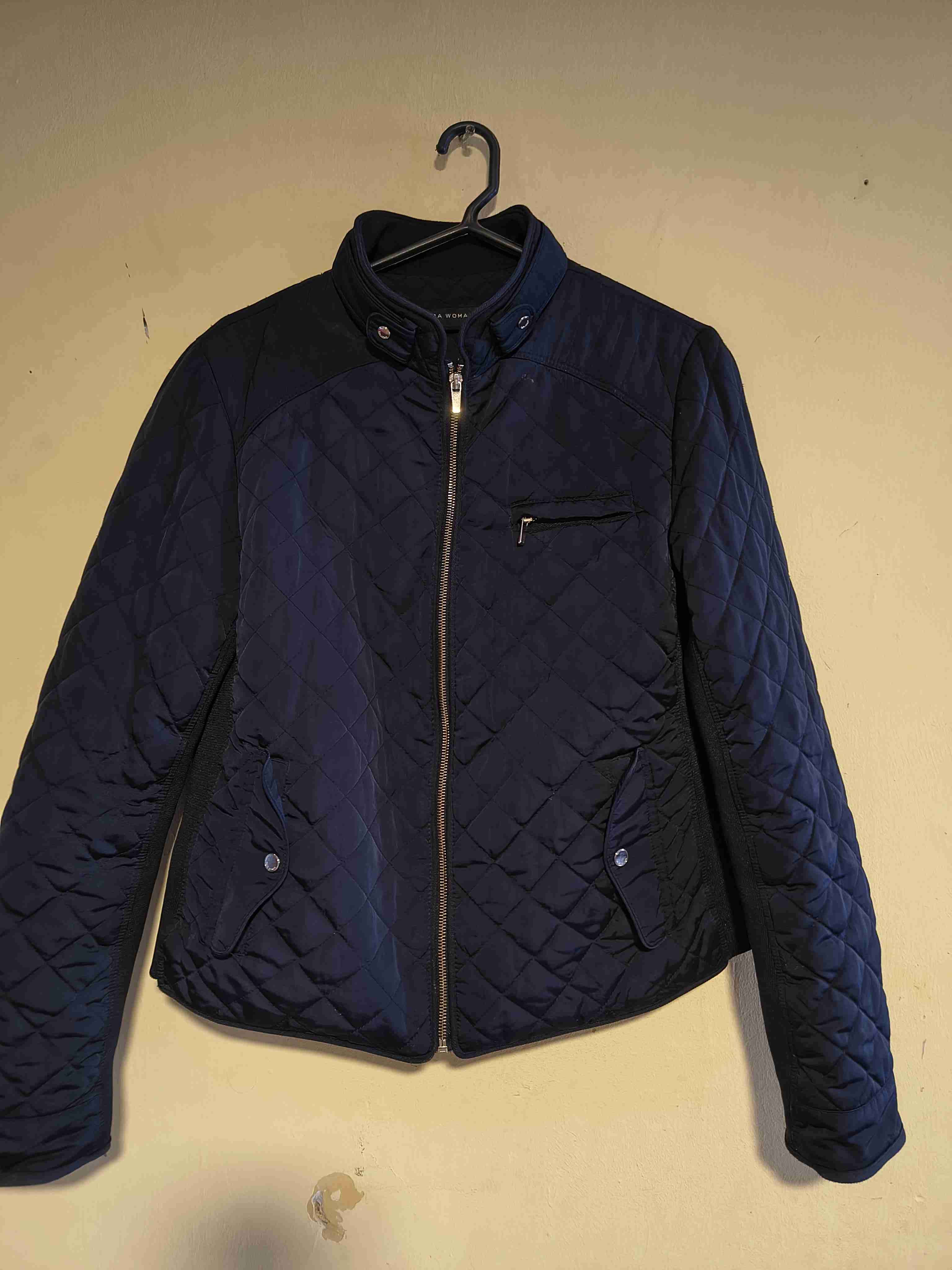 Chaqueta azul acolchada Zara - miniatura 4