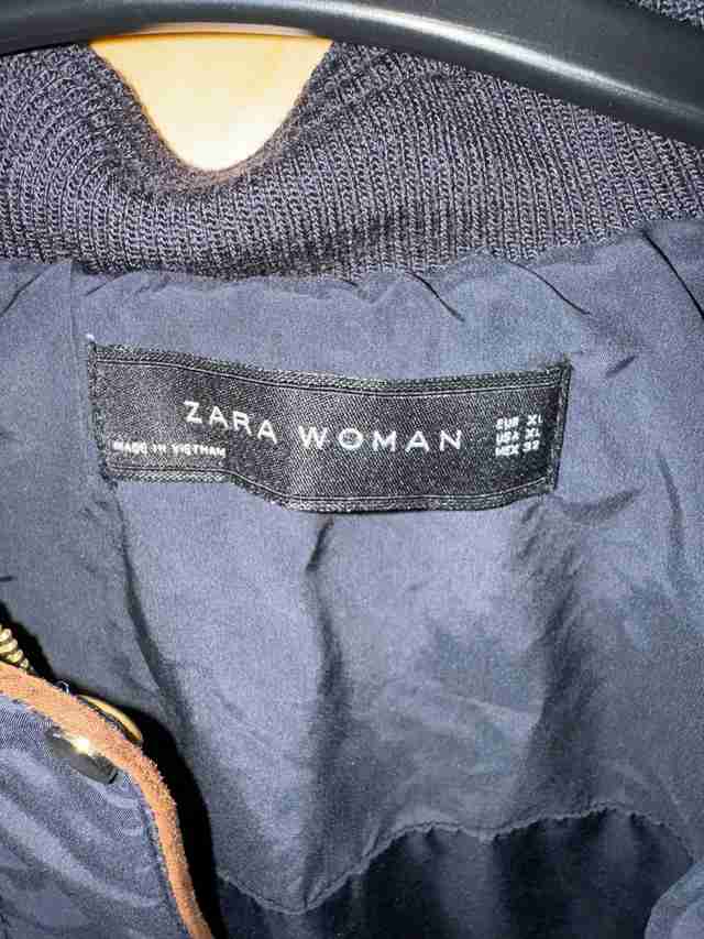 Chaqueta azul acolchada Zara - miniatura 5