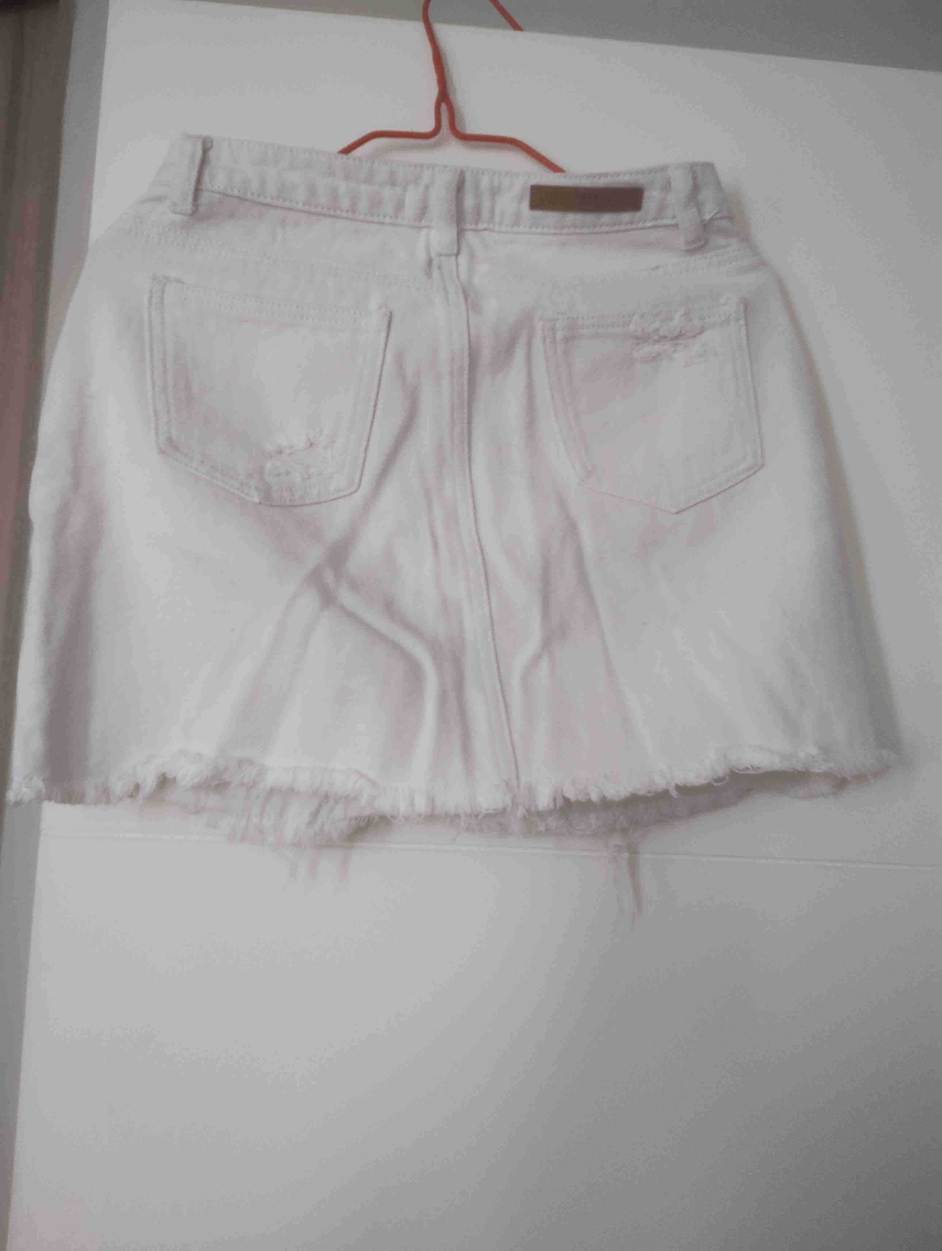 Falda blanca de mezclilla - 2