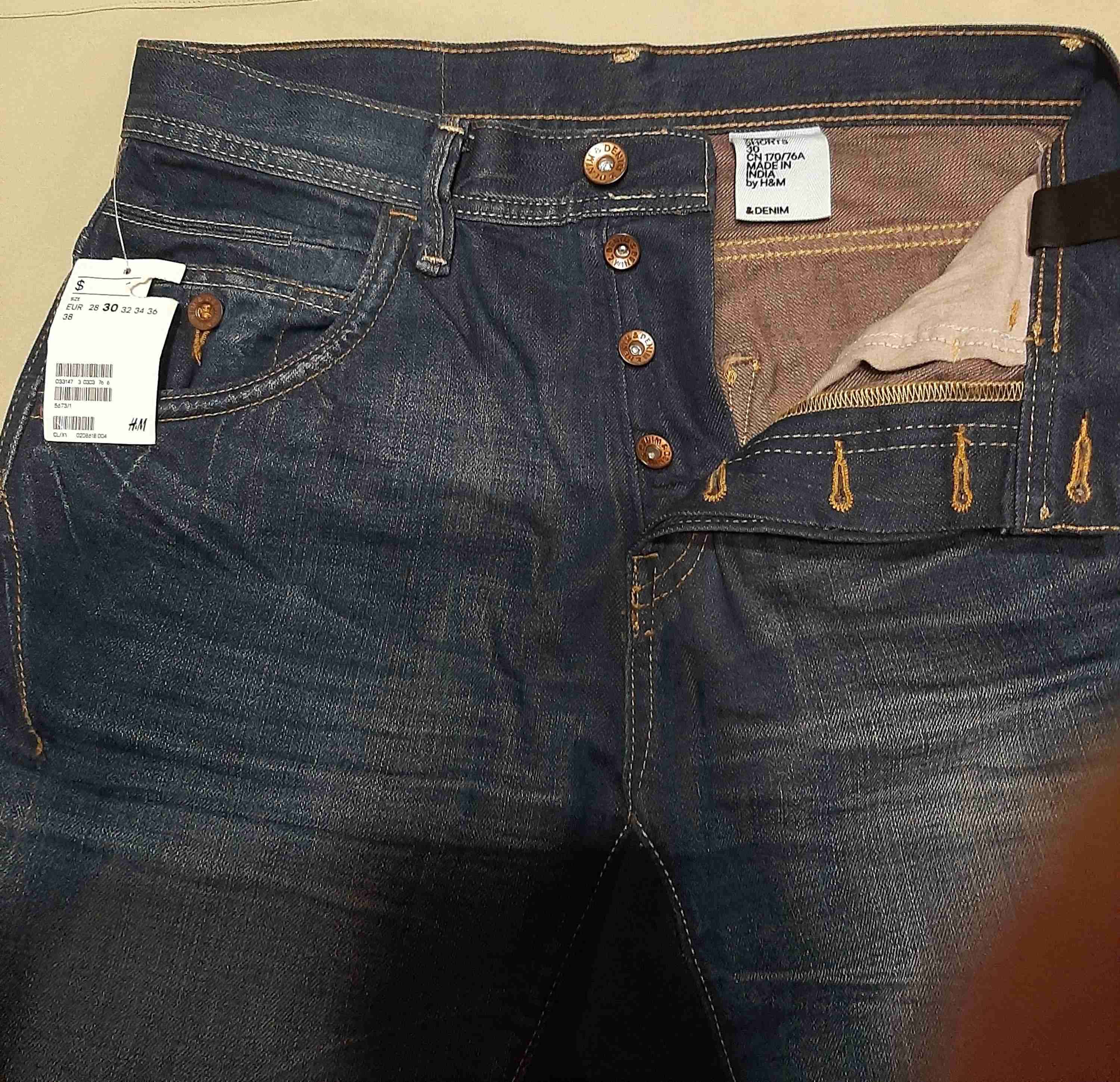 Shorts de mezclilla azules - miniatura 3