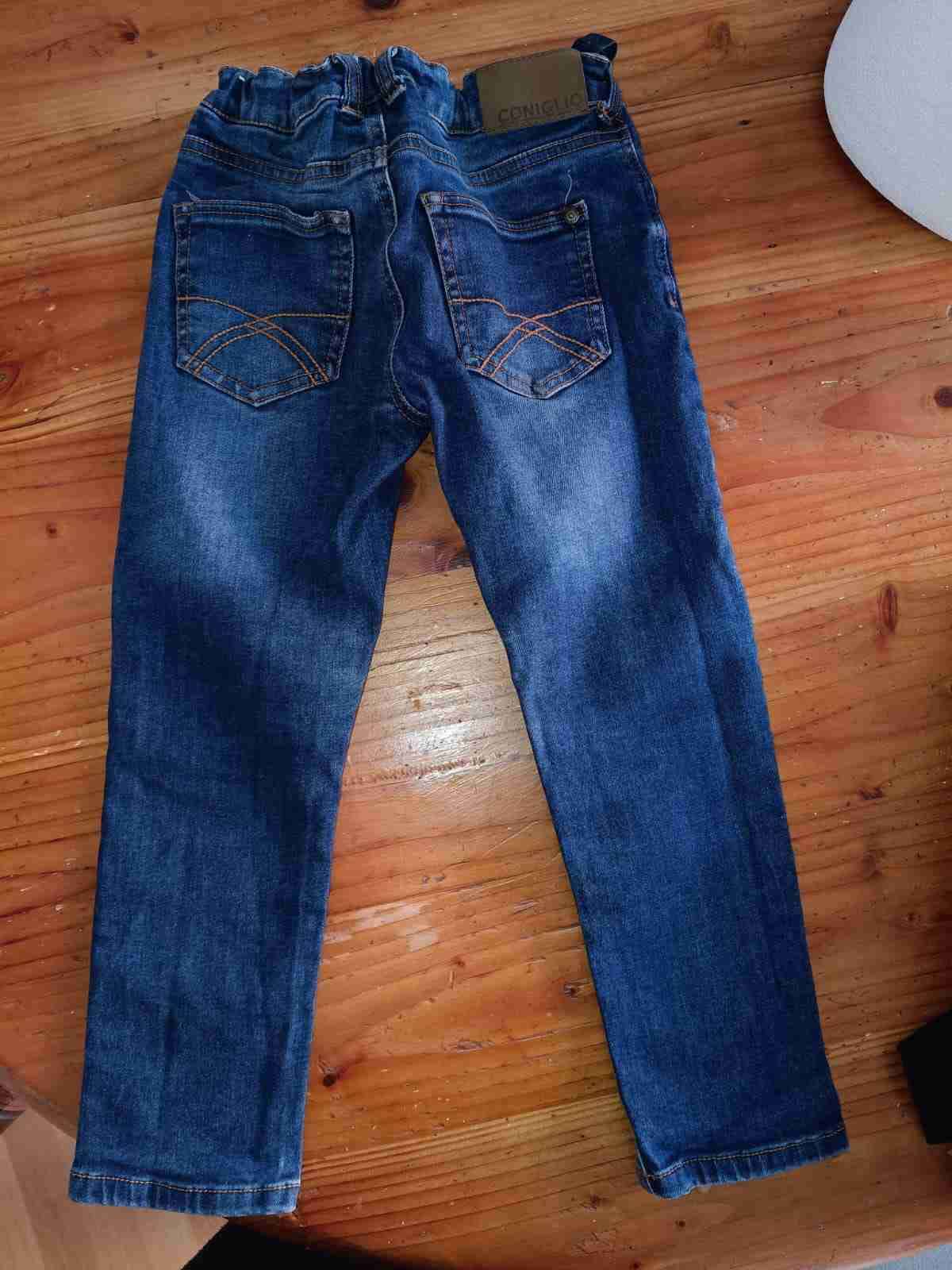 Jeans azul oscuro para niños 6 - 2