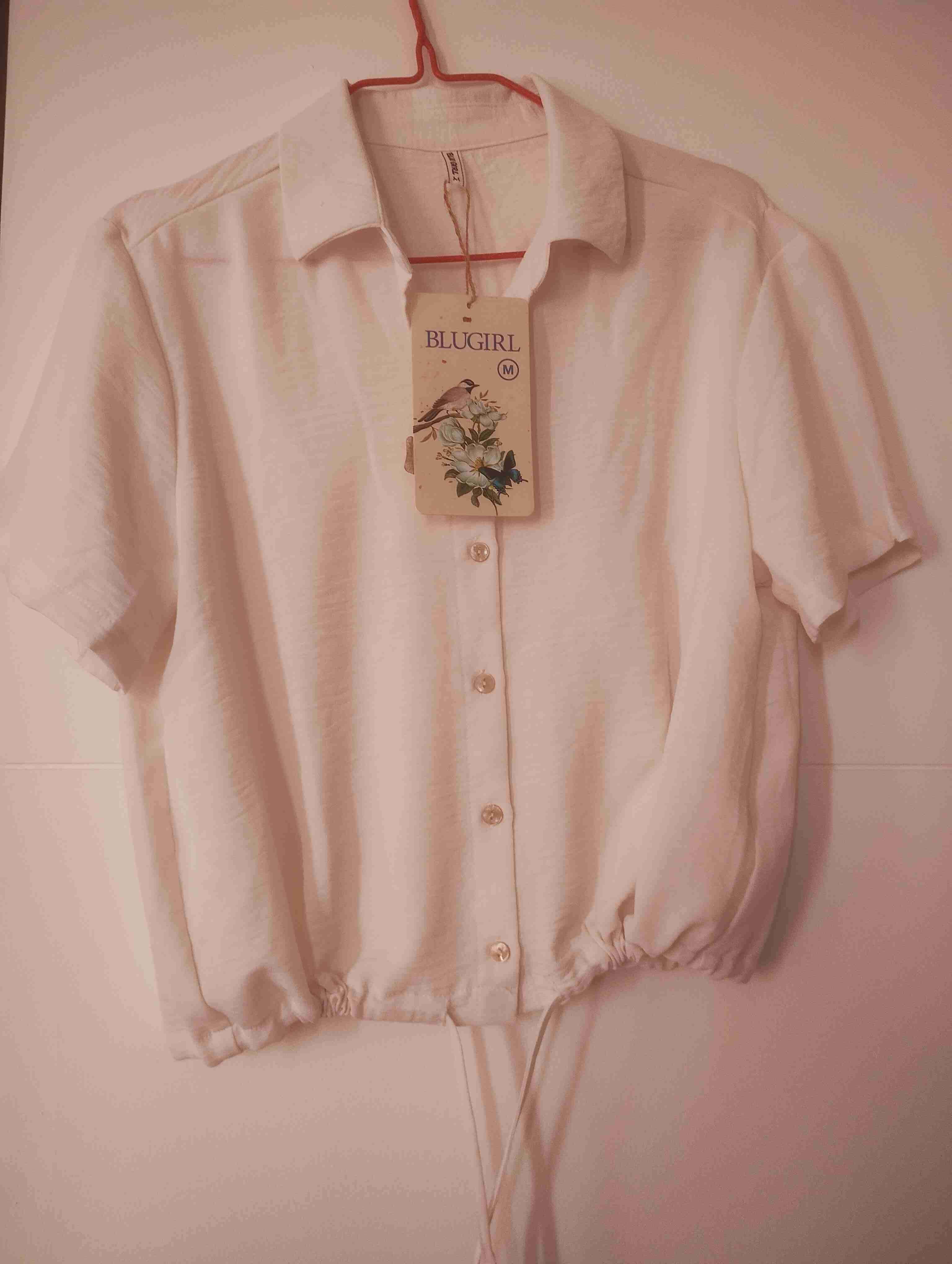 Blusa blanca Blugirl con botones - 1