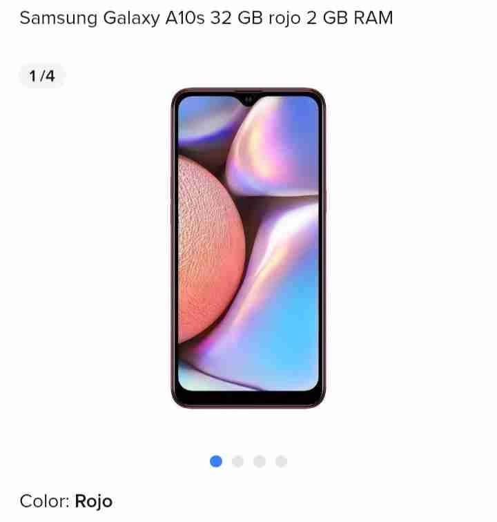 Teléfono A10s rojo - miniatura 2