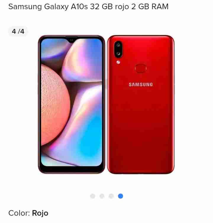 Teléfono A10s rojo - miniatura 4