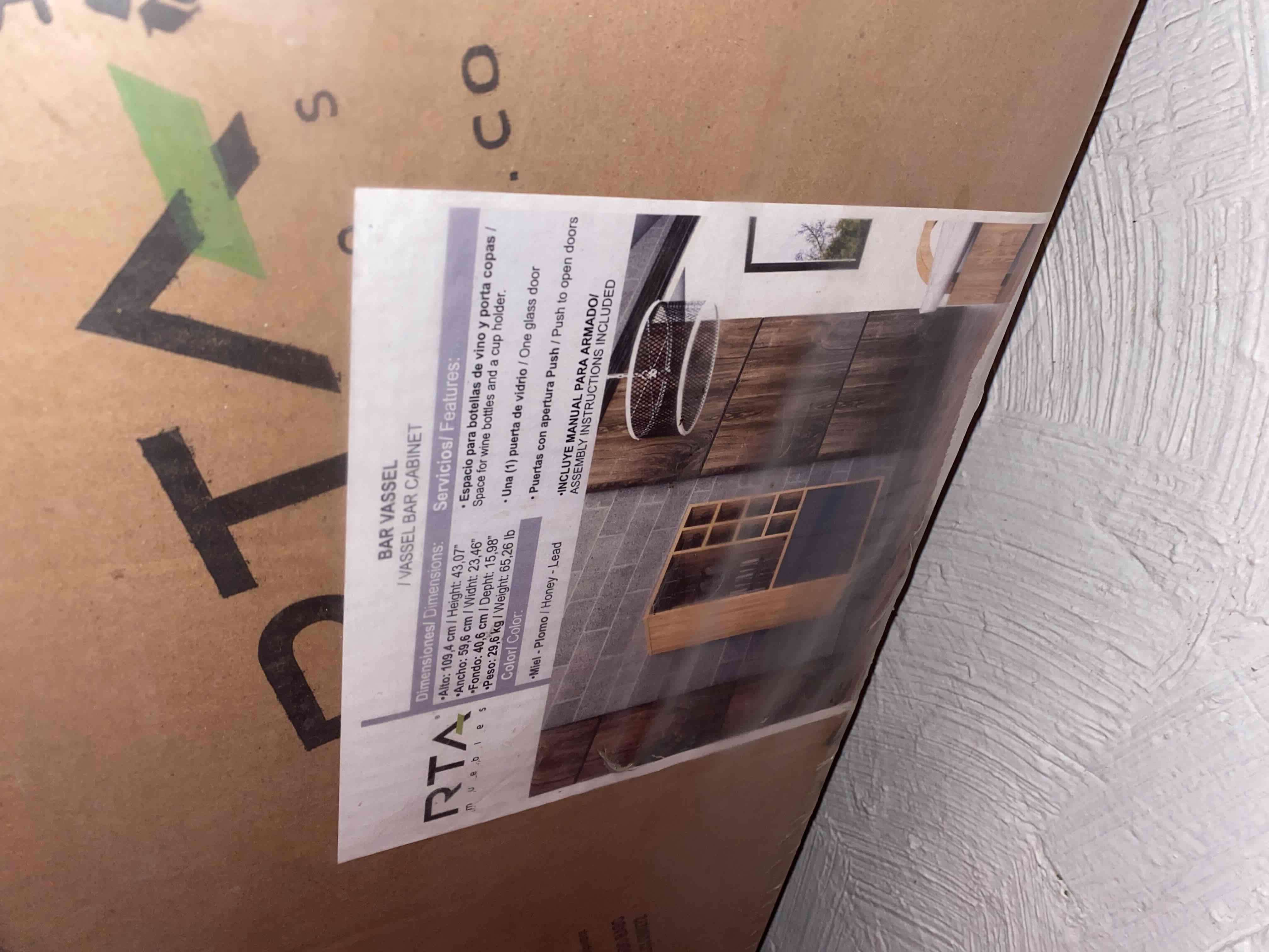 Bar mueble de madera moderno nuevo - miniatura 3