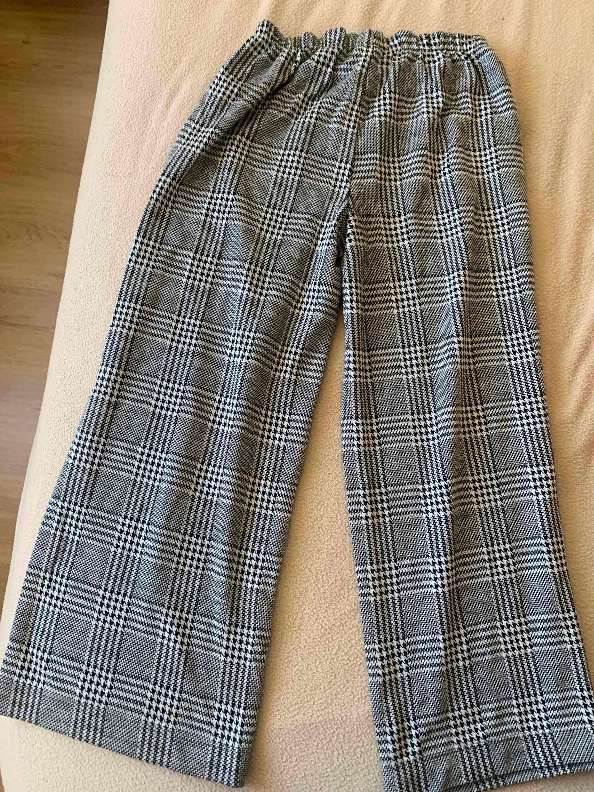 Pantalones de cuadros gris talla 10 - miniatura 2