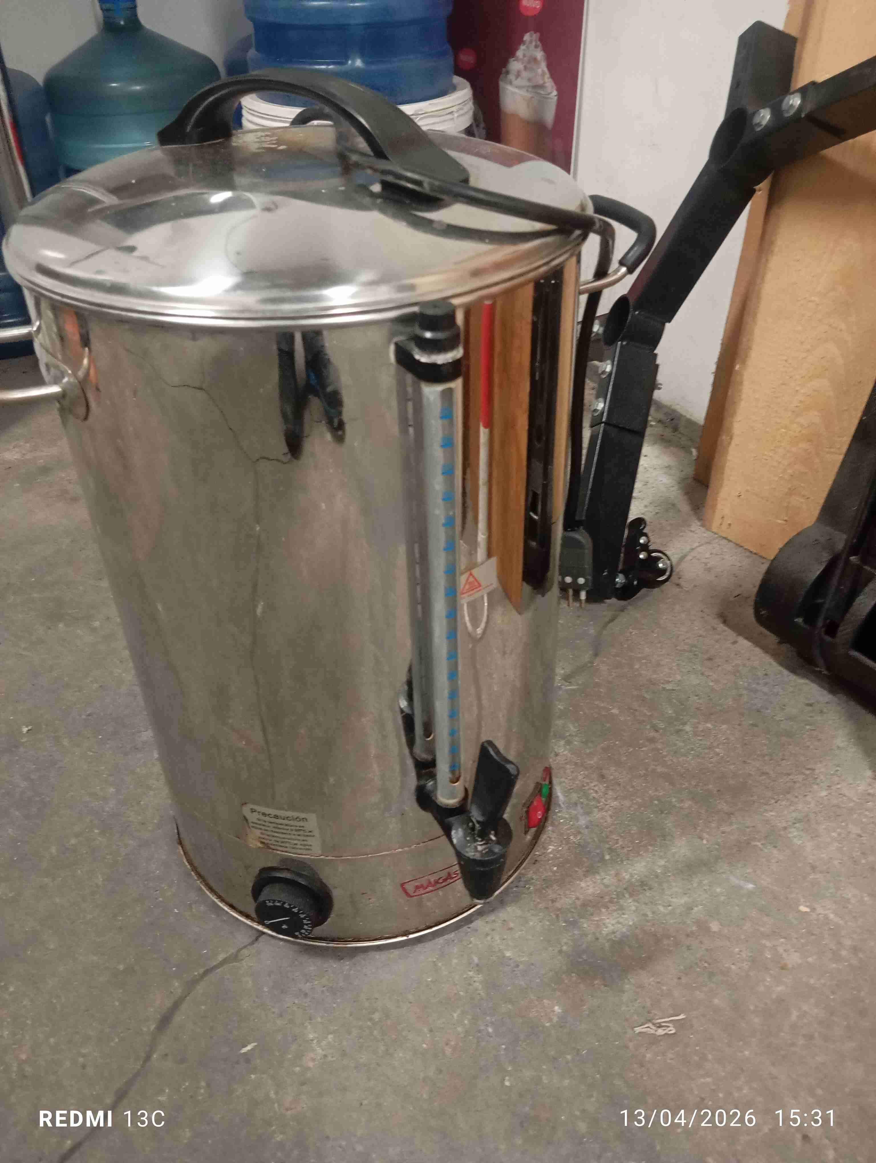 Hervidor de agua industrial Inox maigas - 1