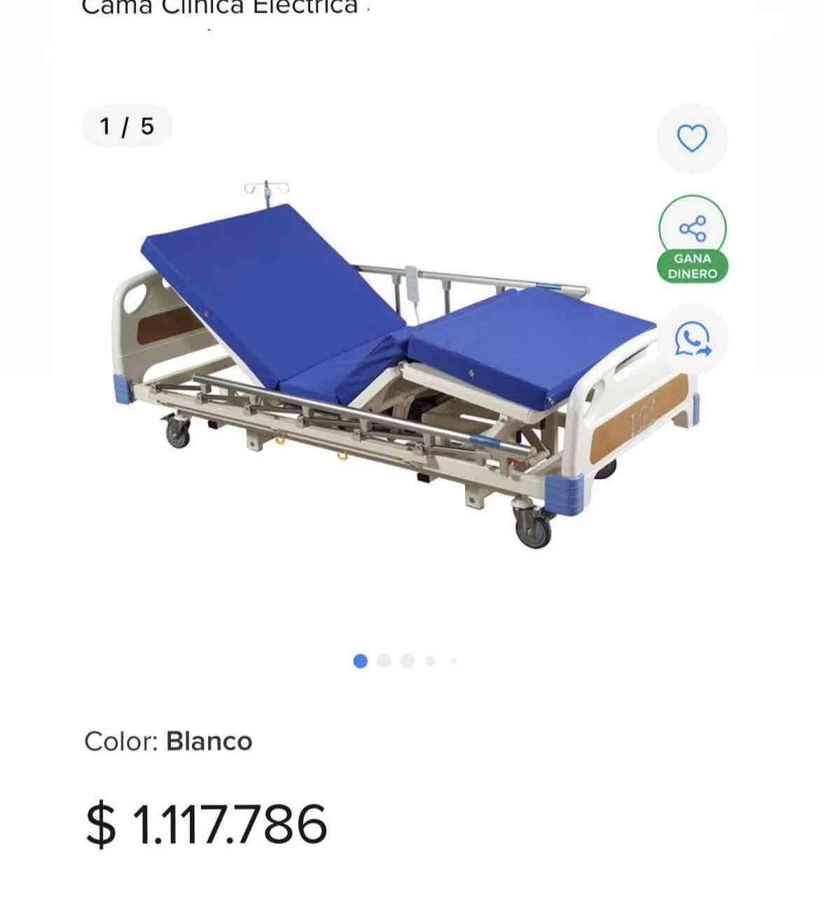 Cama clínica eléctrica usada - miniatura 2