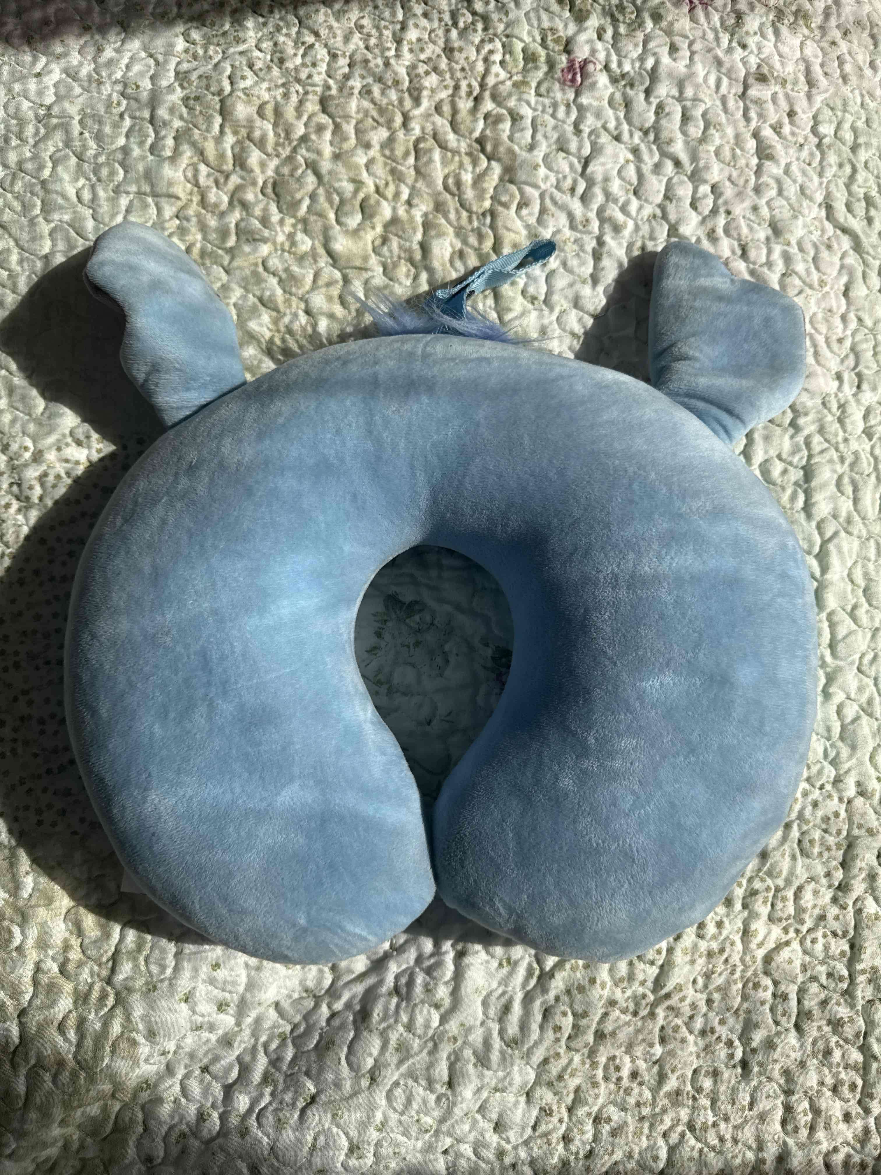 Cojín de viaje stitch azul - 2