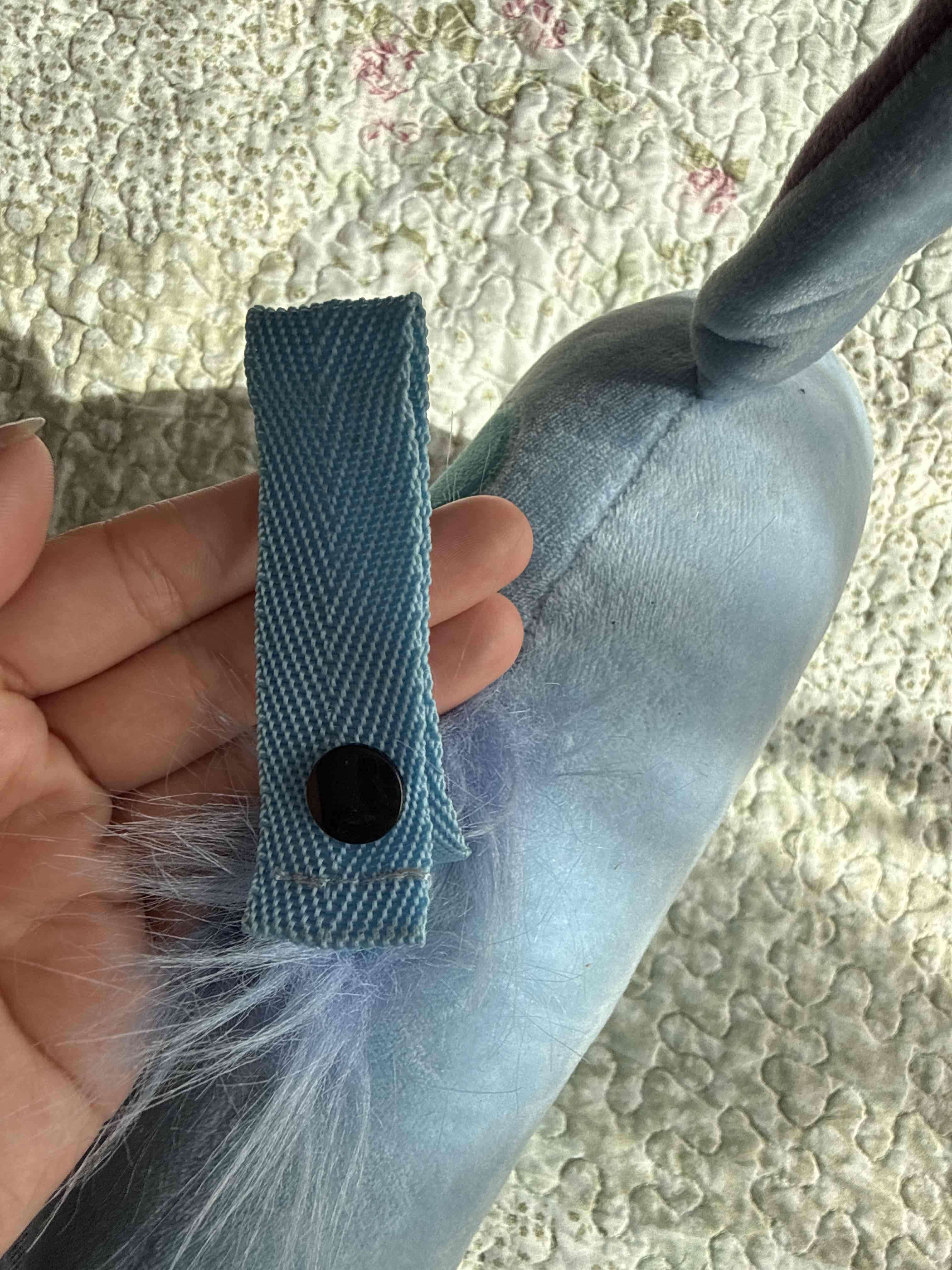 Cojín de viaje stitch azul - 3