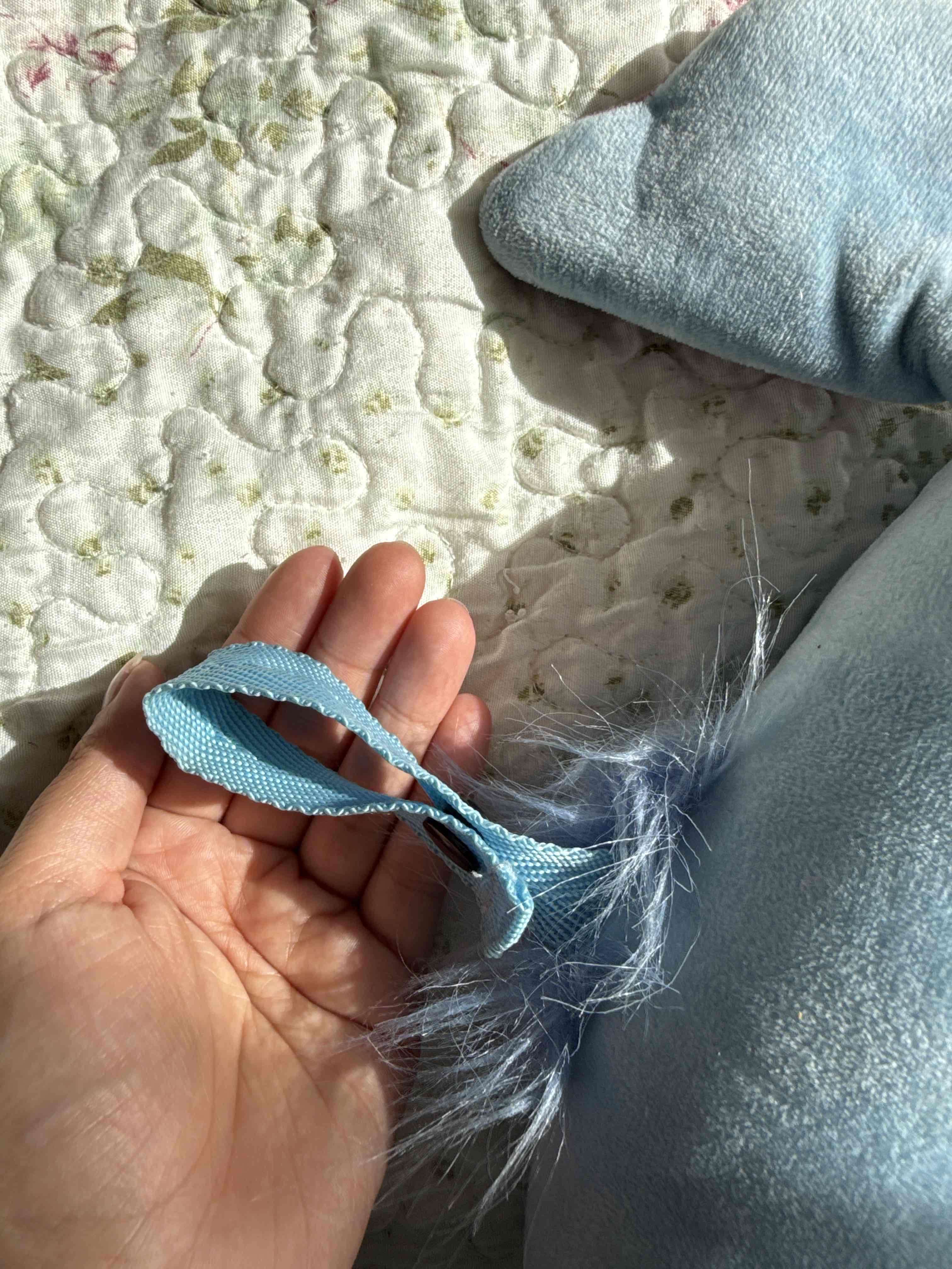 Cojín de viaje stitch azul - 4