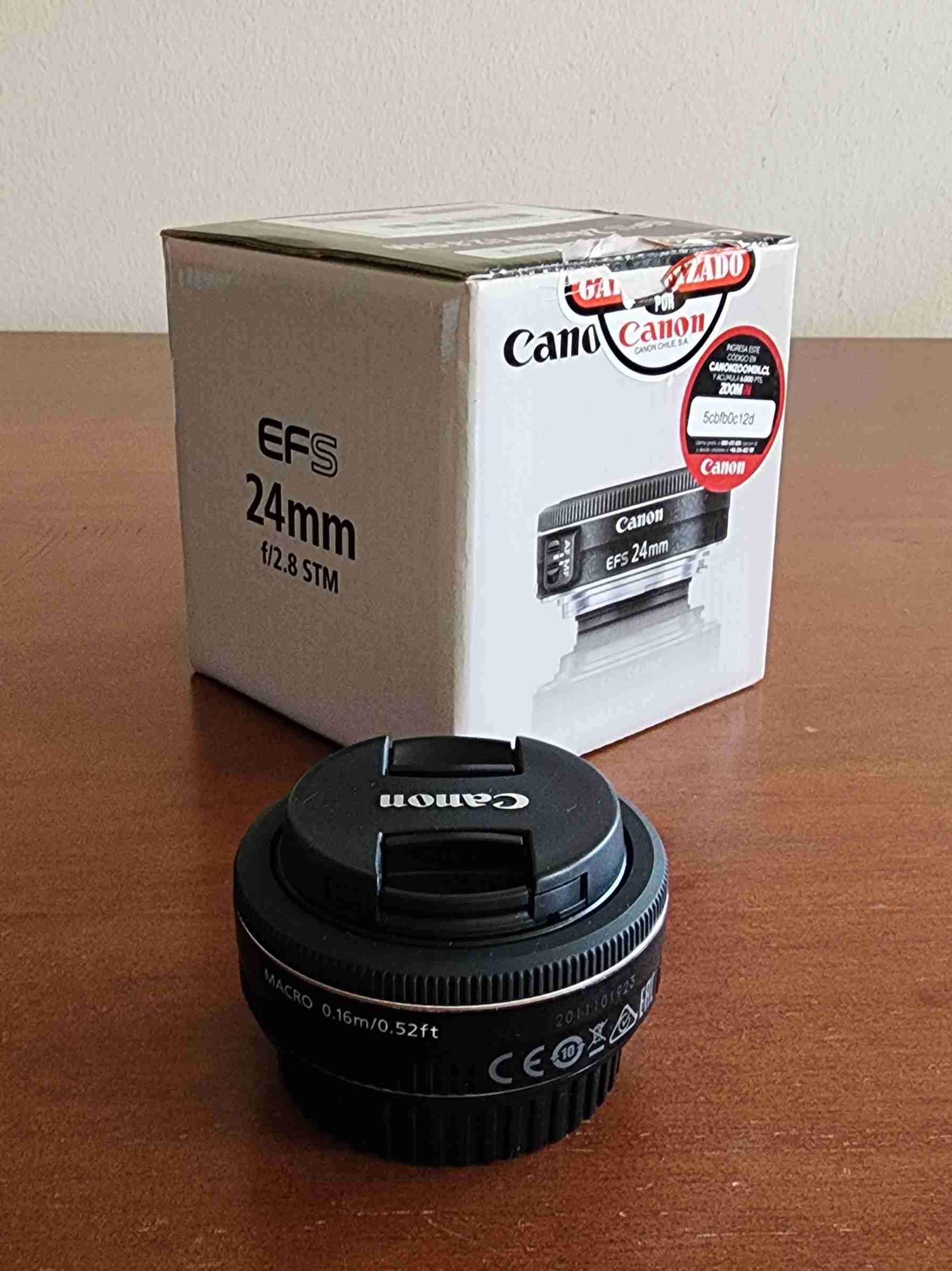 Lente Canon EFS 24mm f/2.8 STM