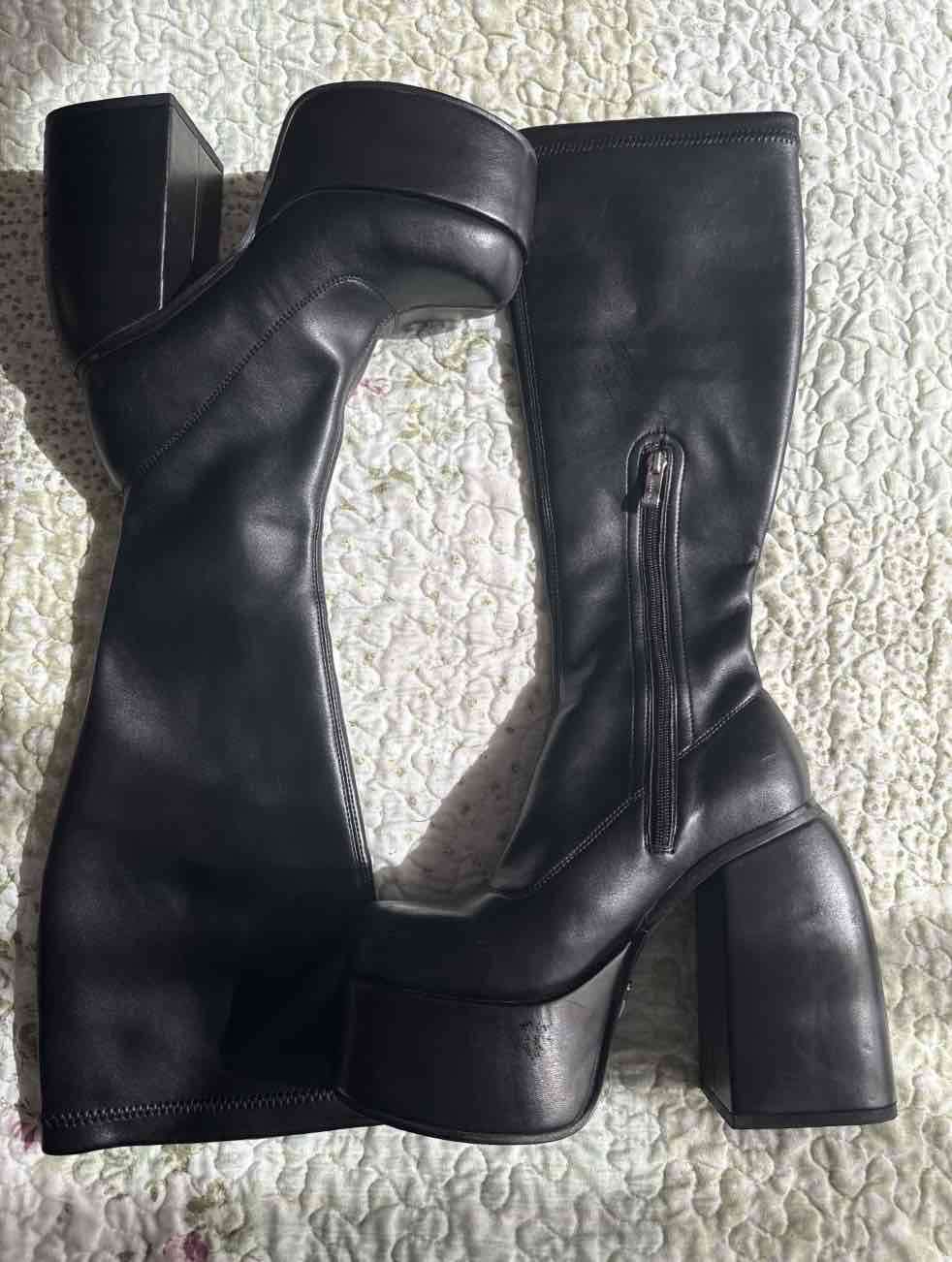 Botas negras plataforma cmoran - 1