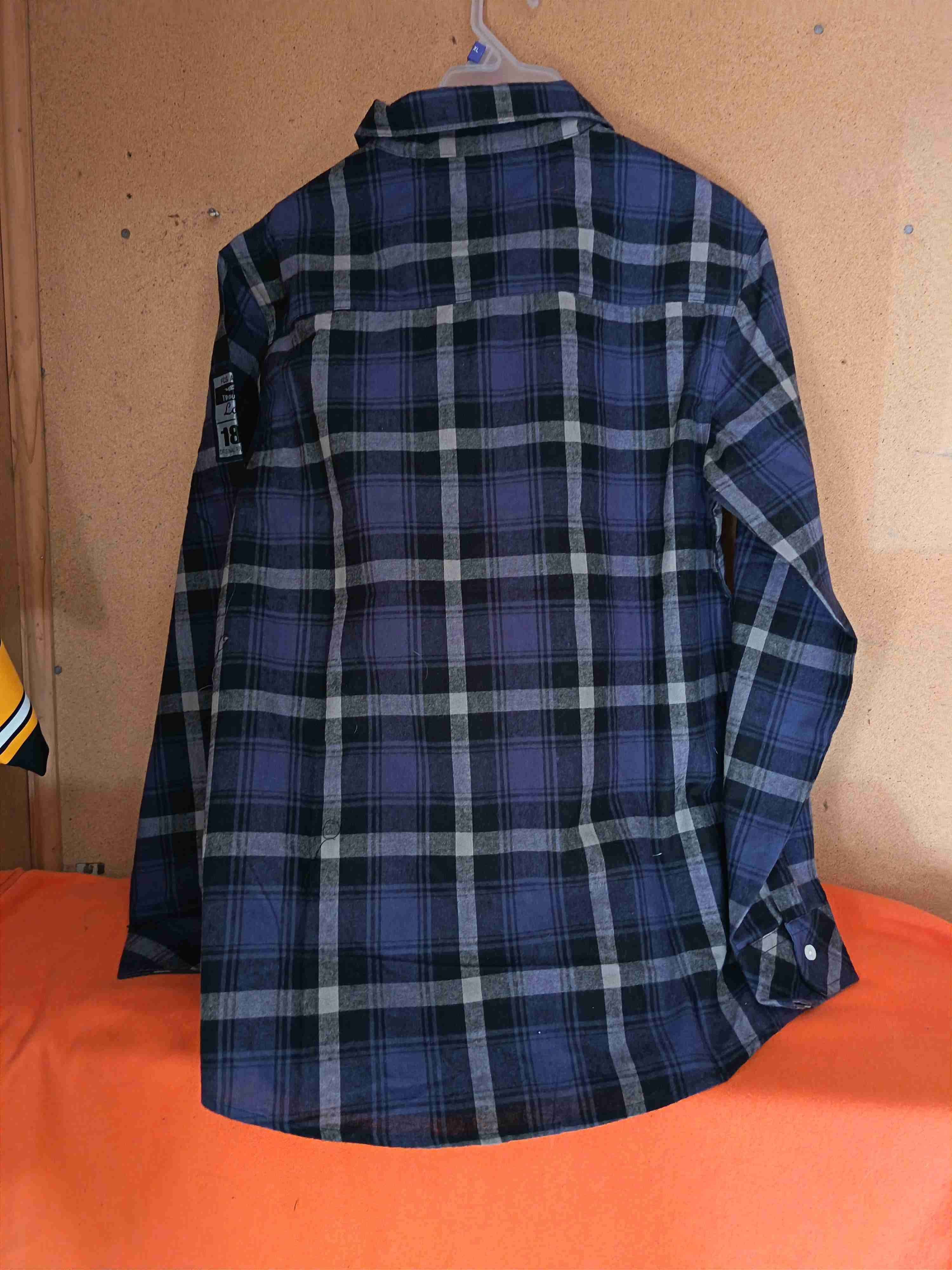 Camisa a cuadros morado - miniatura 3