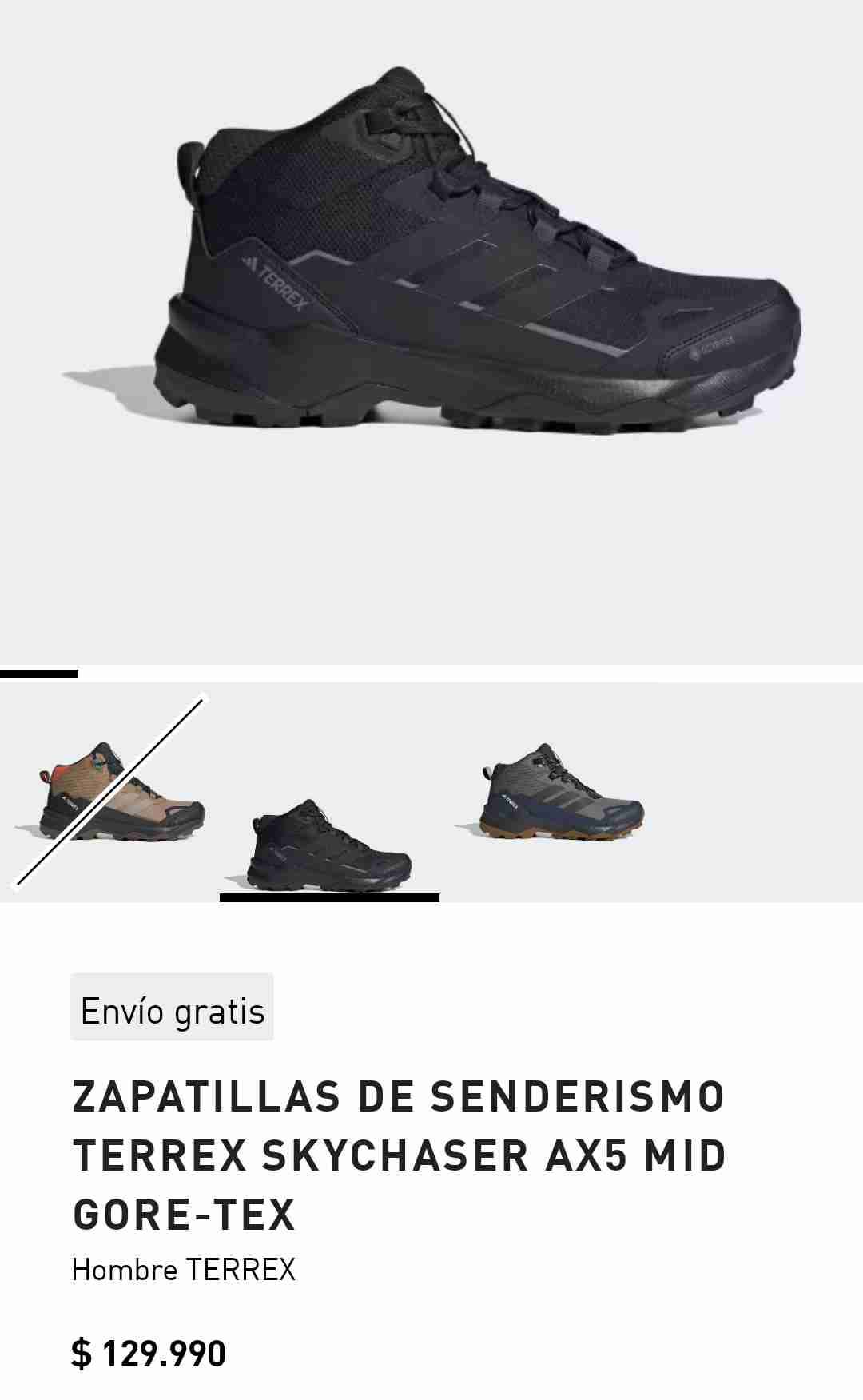 Zapatillas outdoor negros Gore-Tex - 2