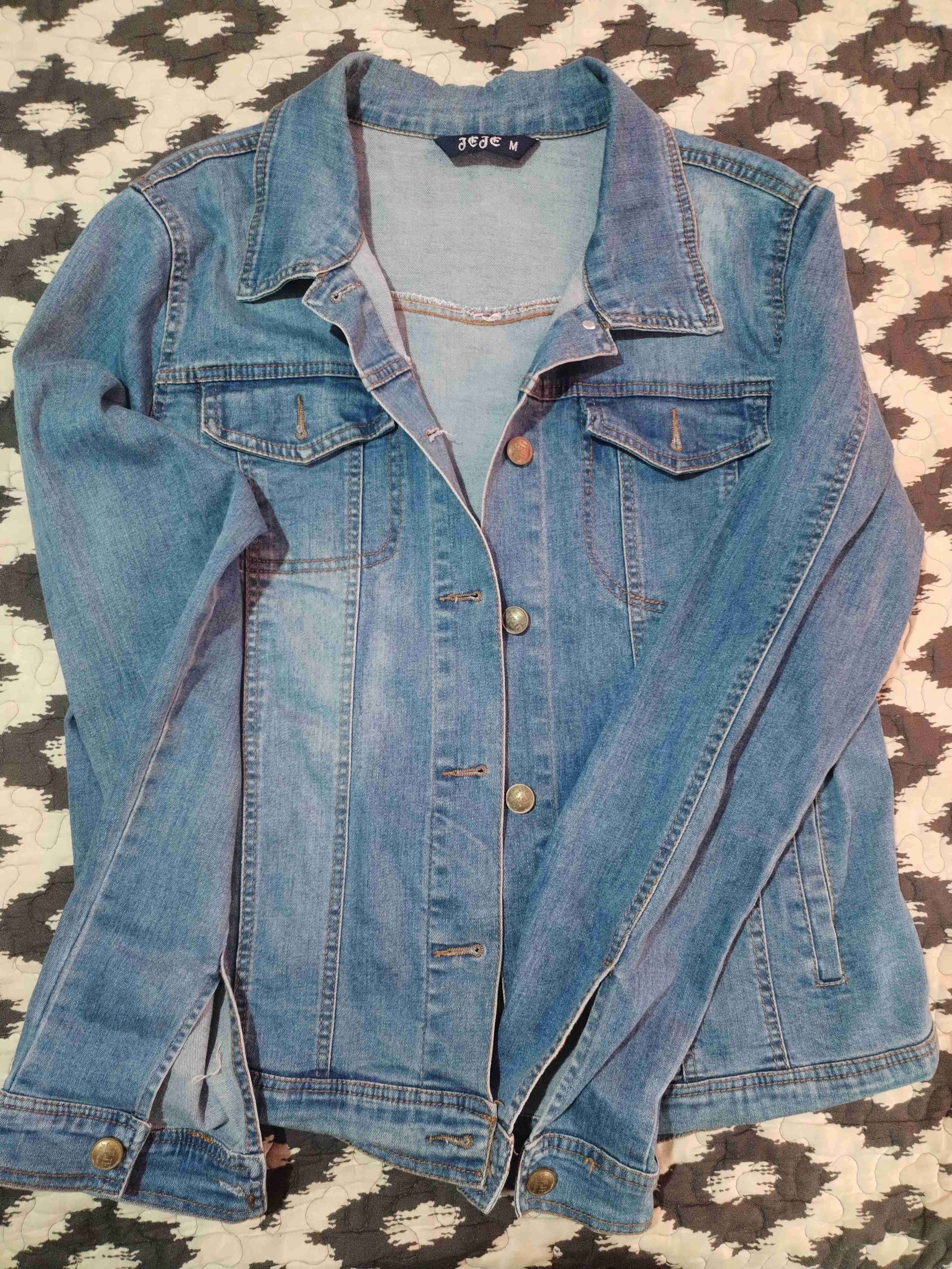 Chaqueta de mezclilla azul - 1