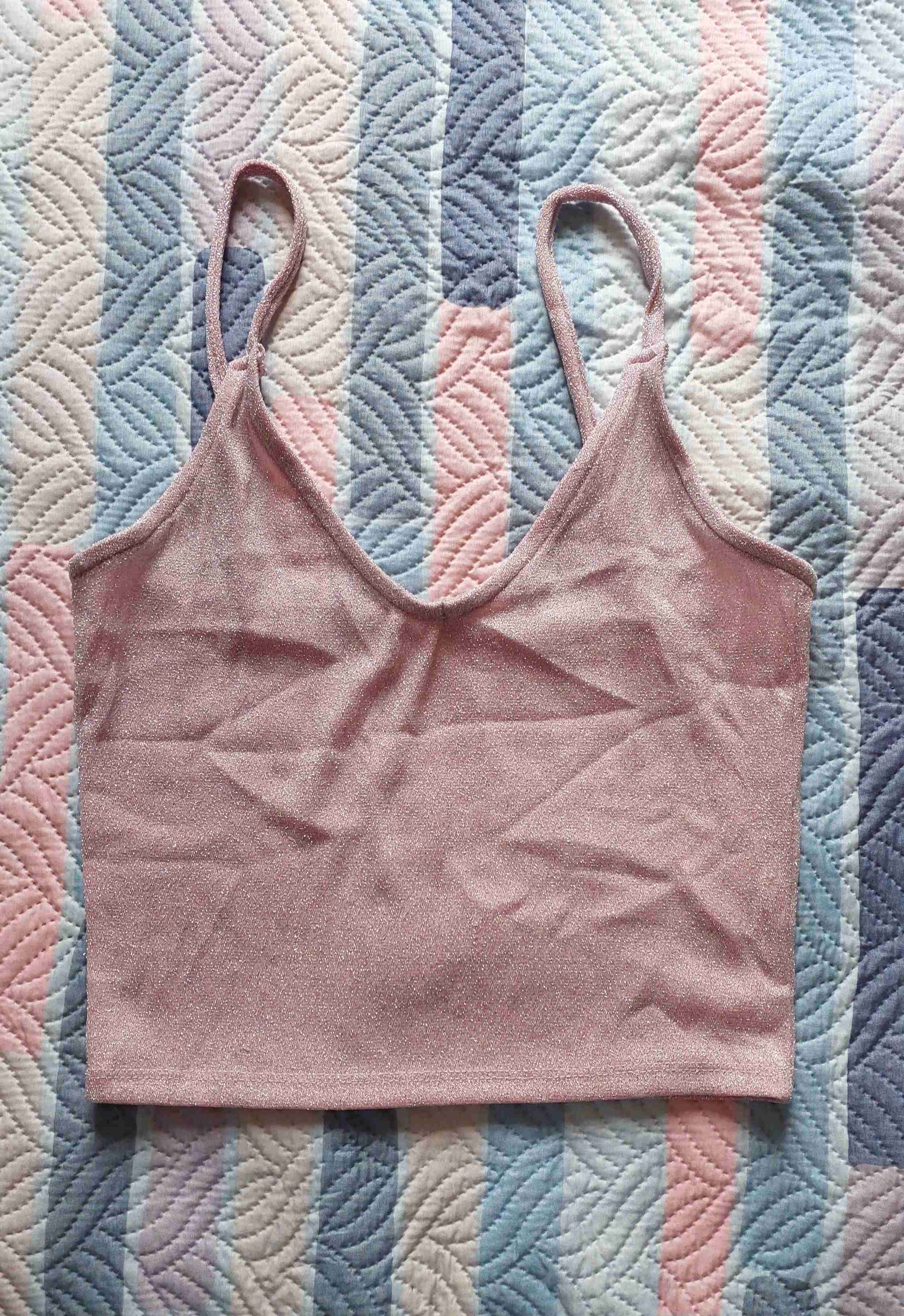 Crop top rosa brillante - miniatura 3