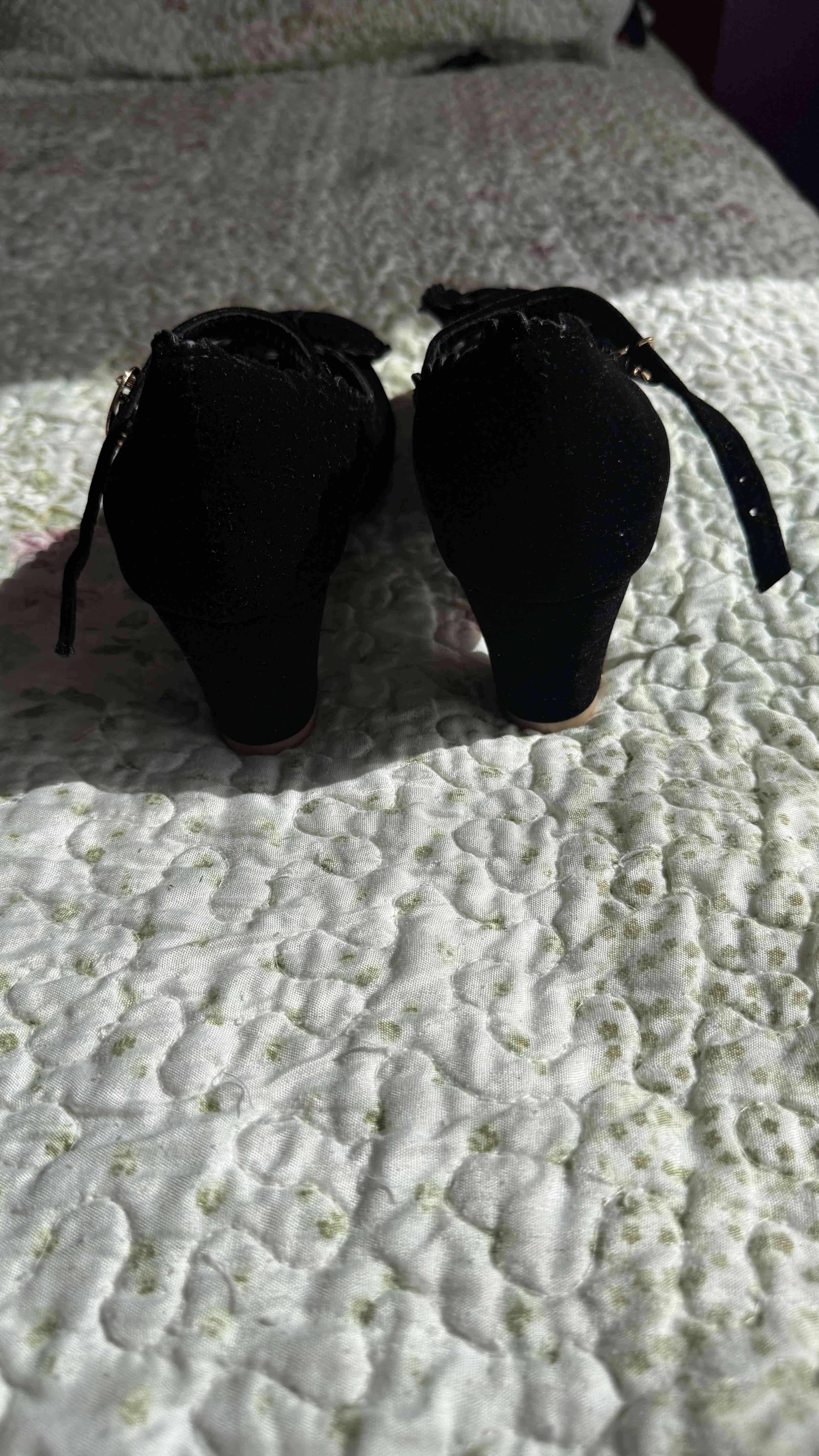 Zapatos negros  con hebilla - miniatura 4