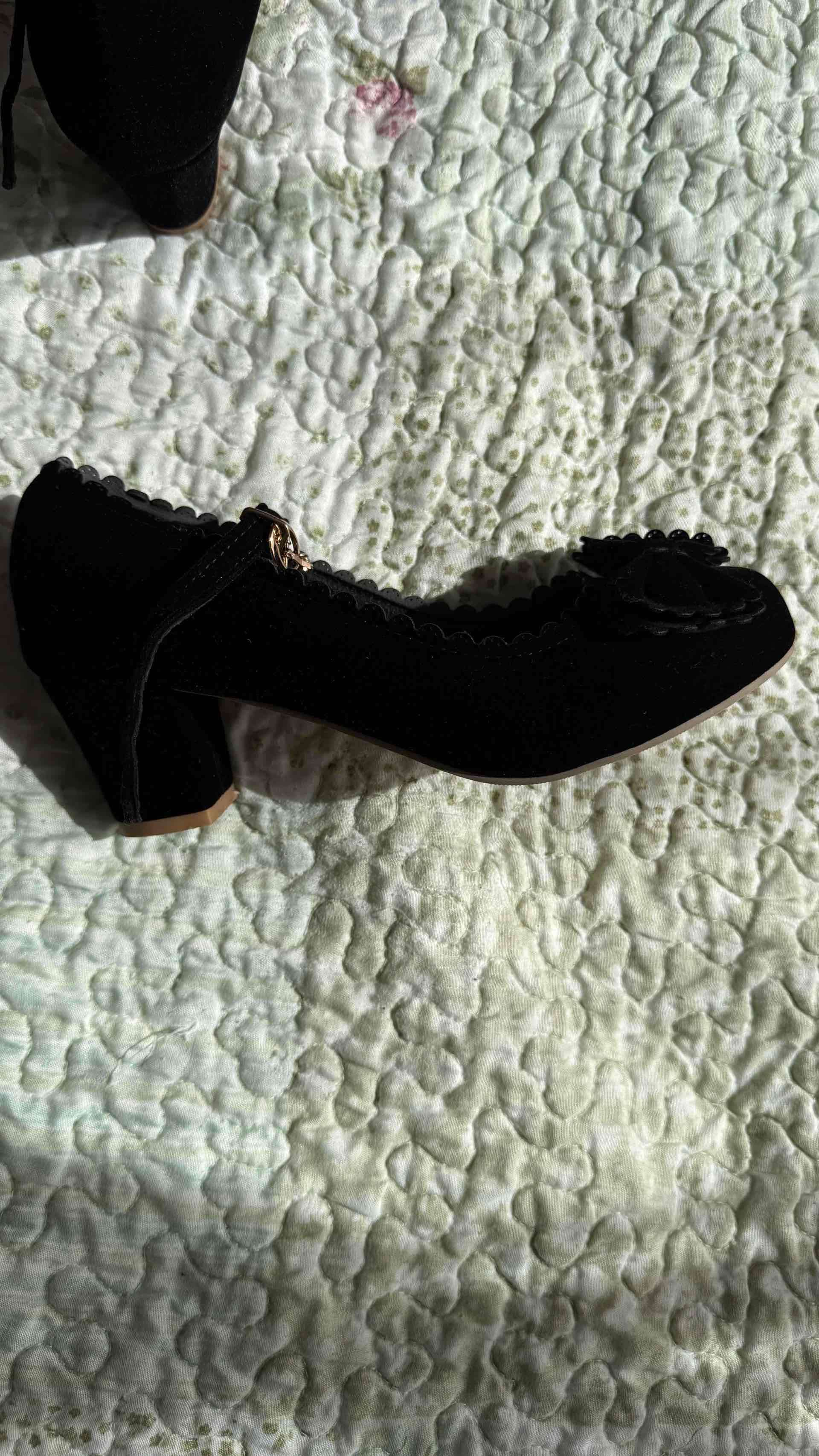 Zapatos negros  con hebilla - miniatura 5