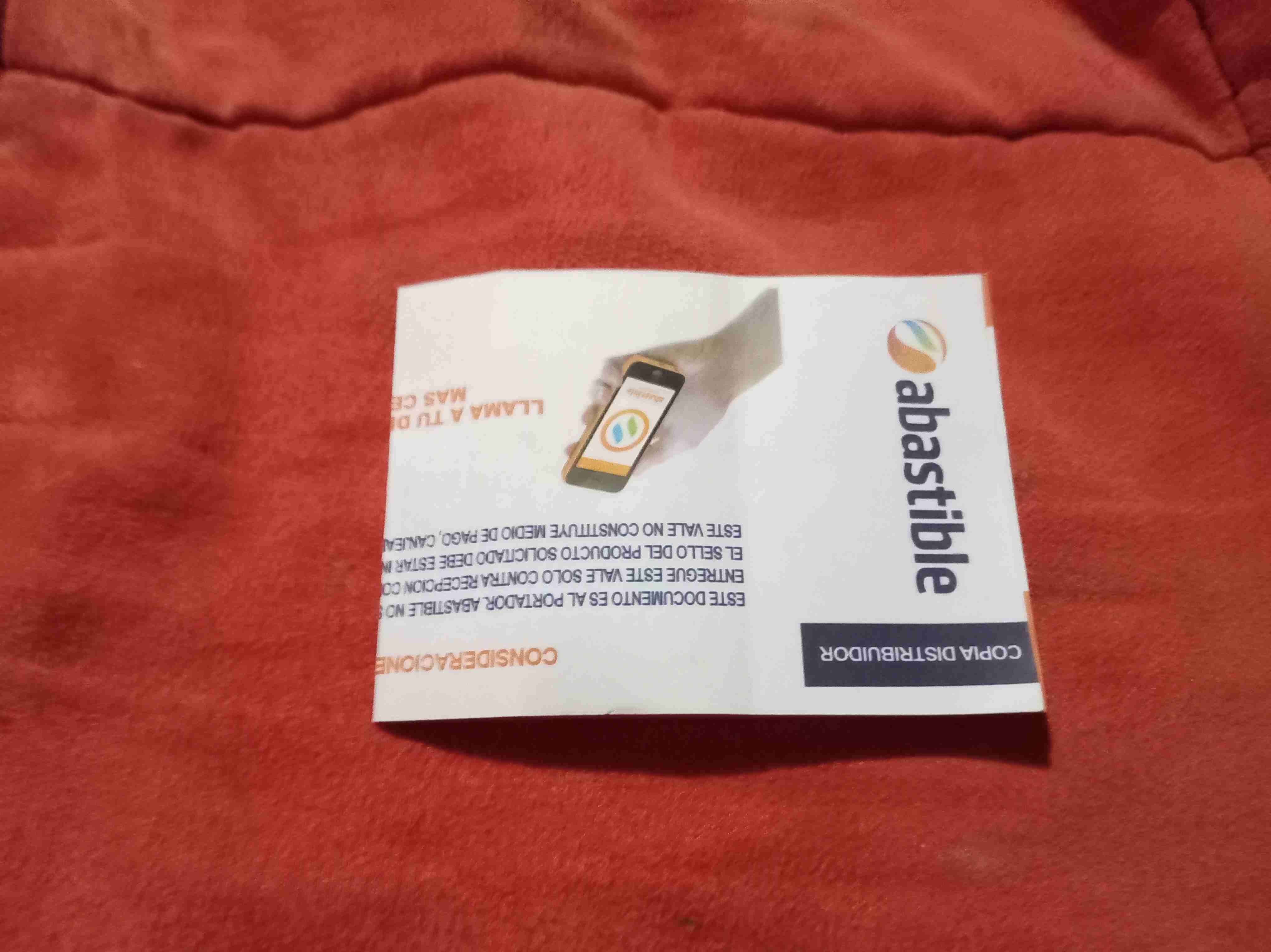 Cupón de carga de gas Ande - 2