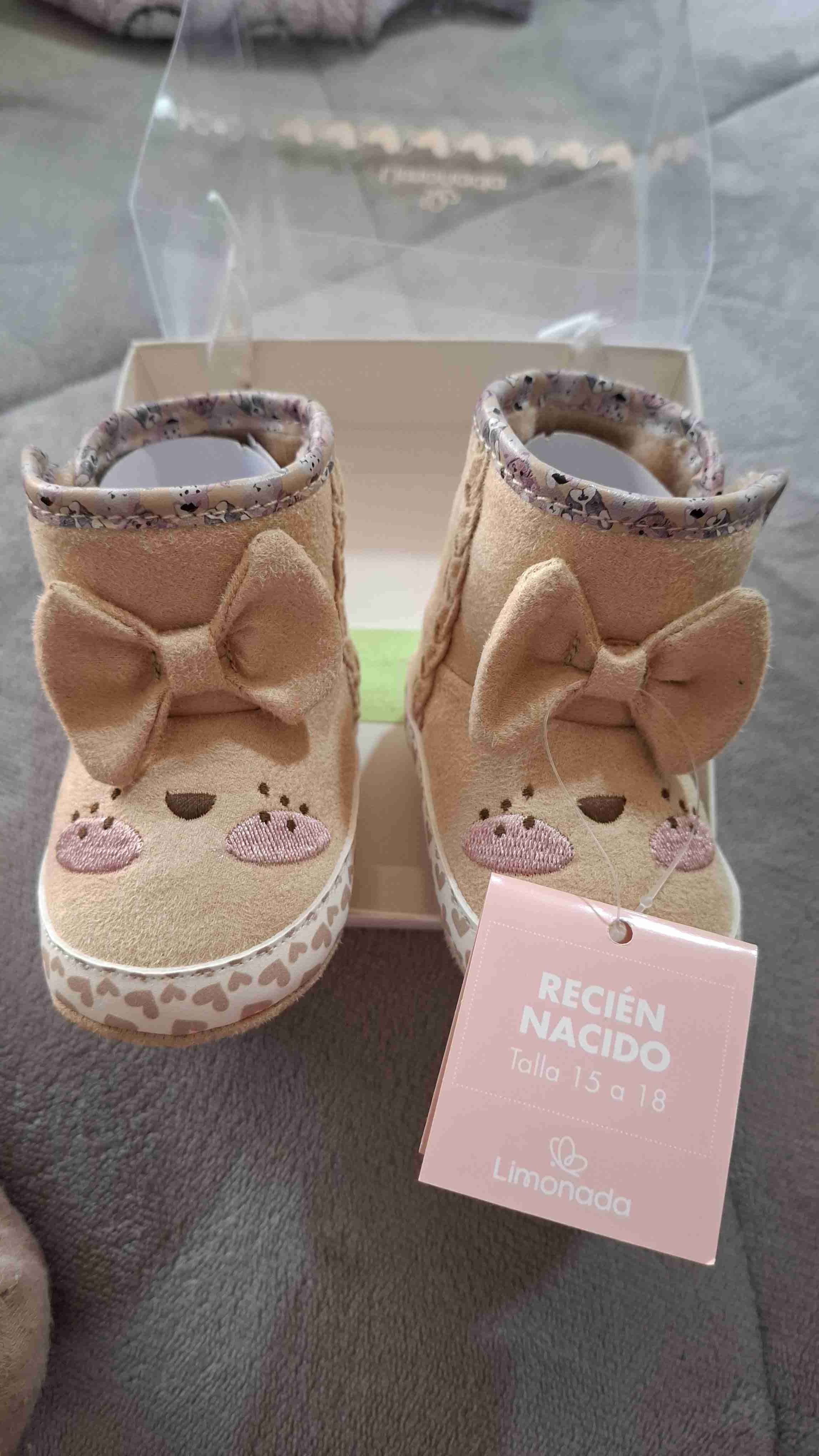 Botines de bebé Limonada color beige - miniatura 3