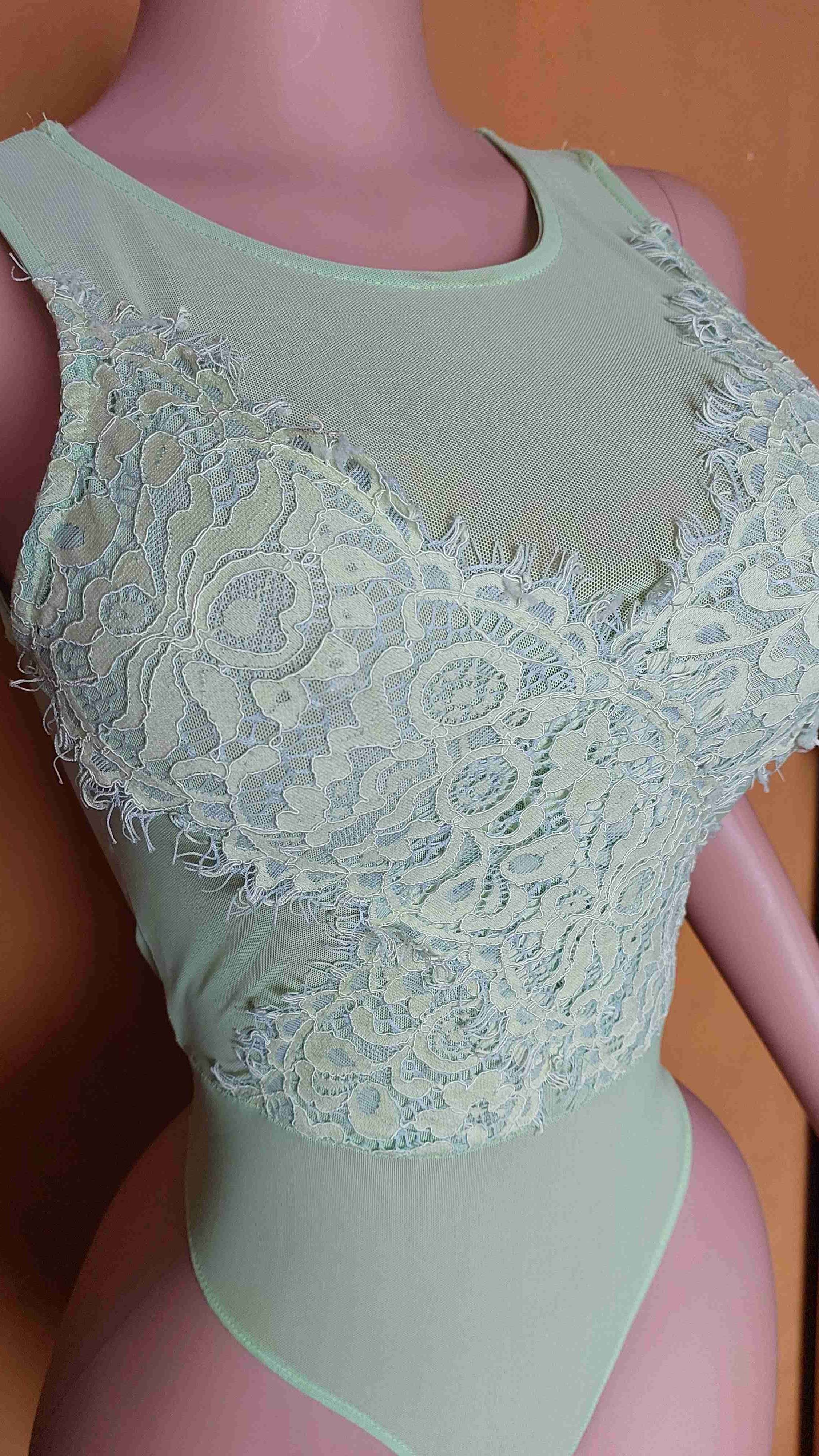 Body verde fluor con transparencia - miniatura 3