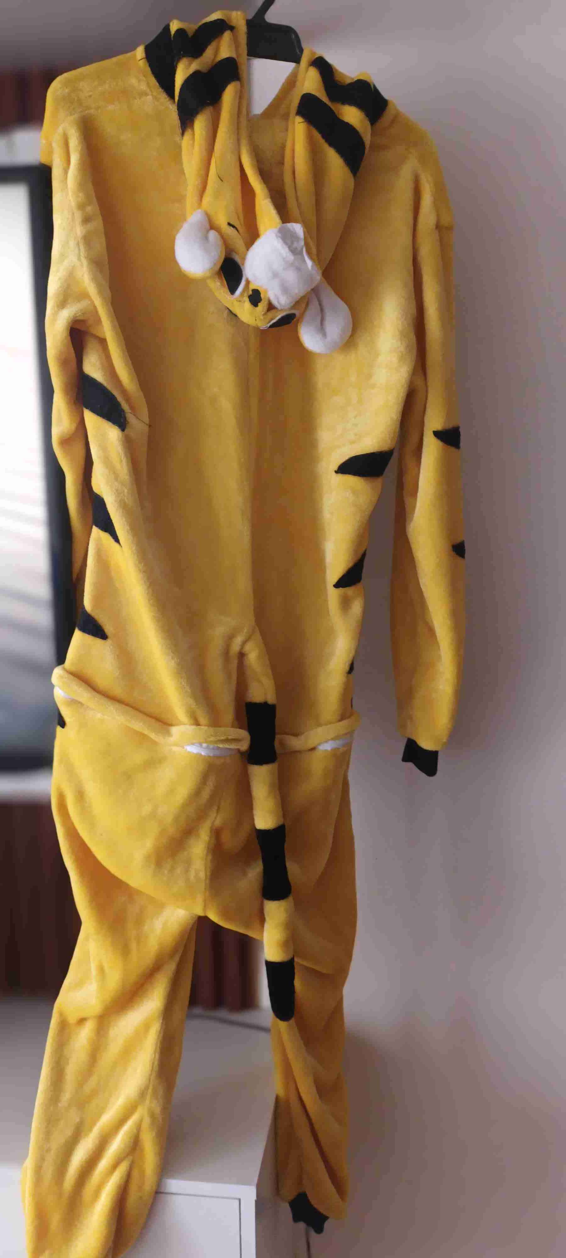 Pijama enterizo de tigre amarillo - miniatura 2