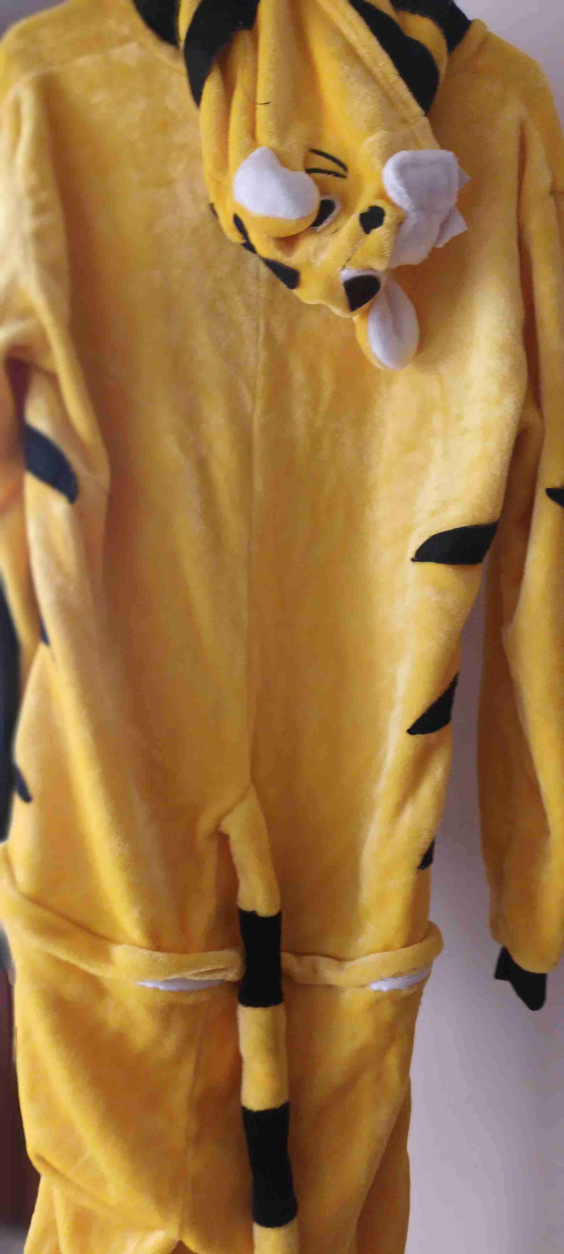 Pijama enterizo de tigre amarillo - miniatura 3