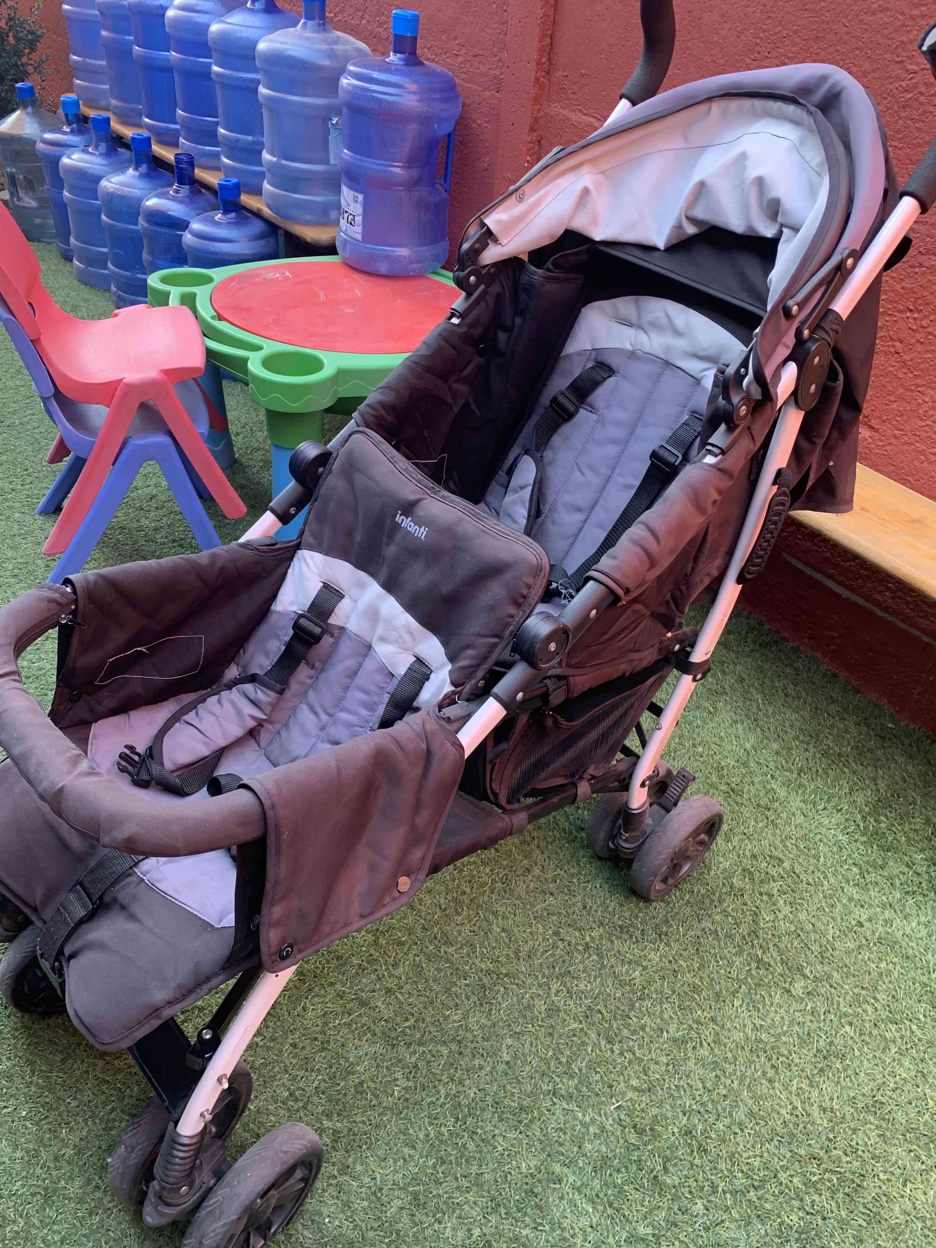 Coche doble Infanti gris - 2