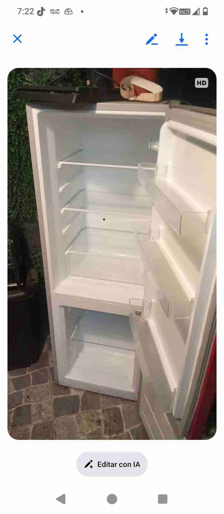 Refrigerador rojo grande - 2