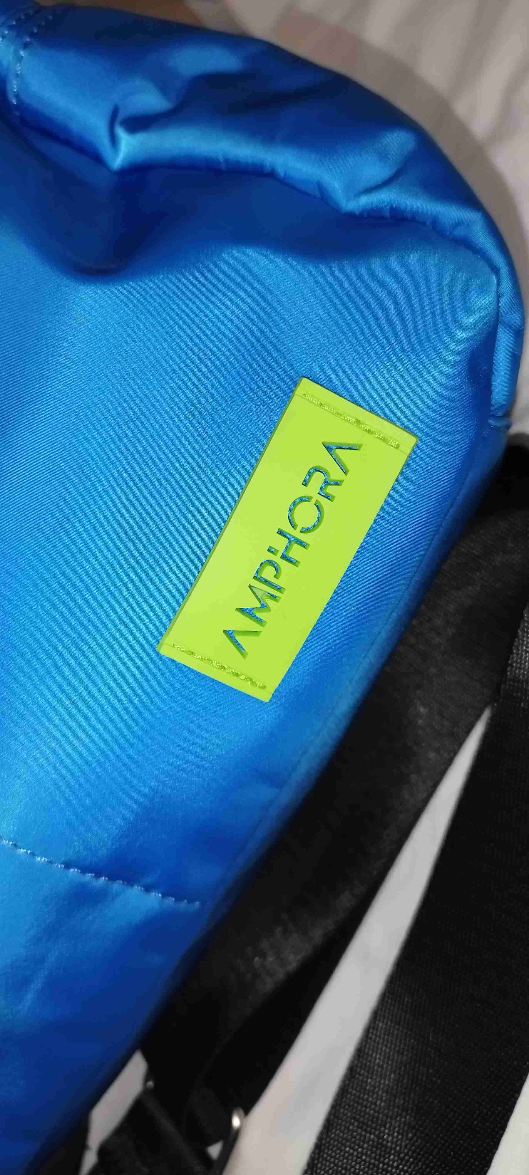 Bolso azul con correa Amphora - miniatura 4