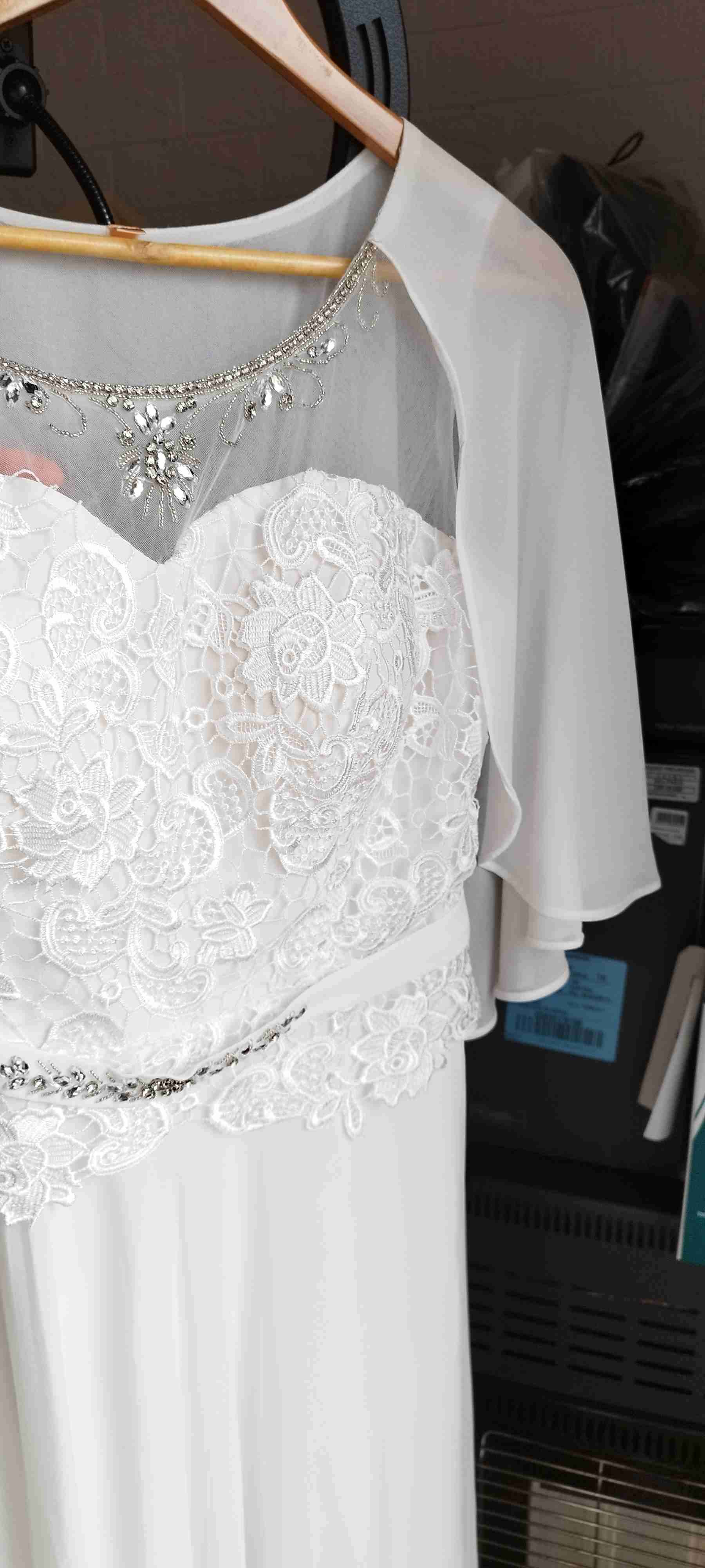 Vestido de novia encaje blanco - miniatura 4