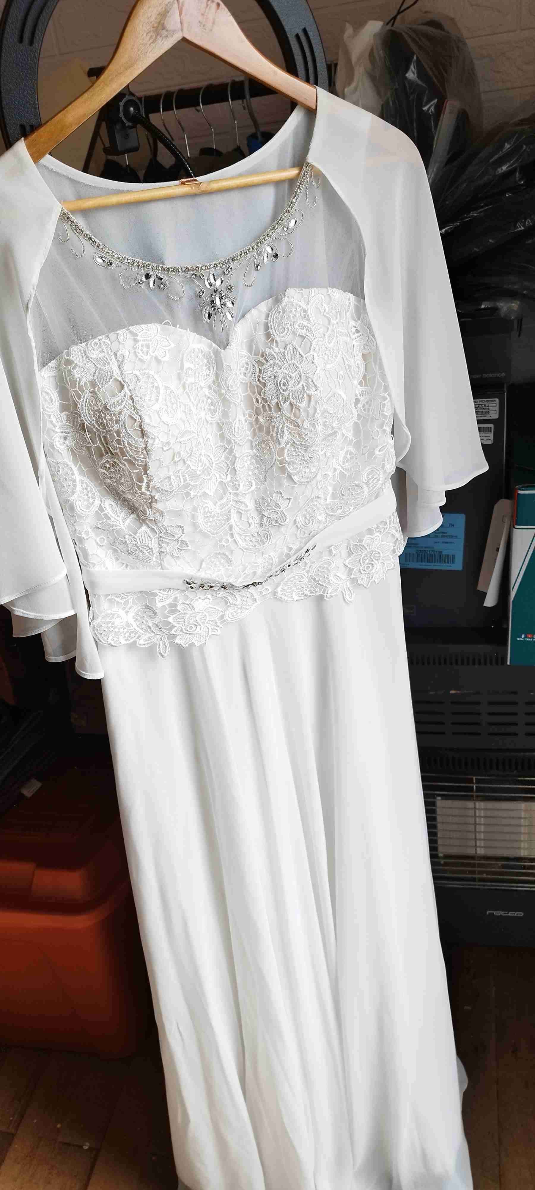 Vestido de novia encaje blanco - miniatura 6